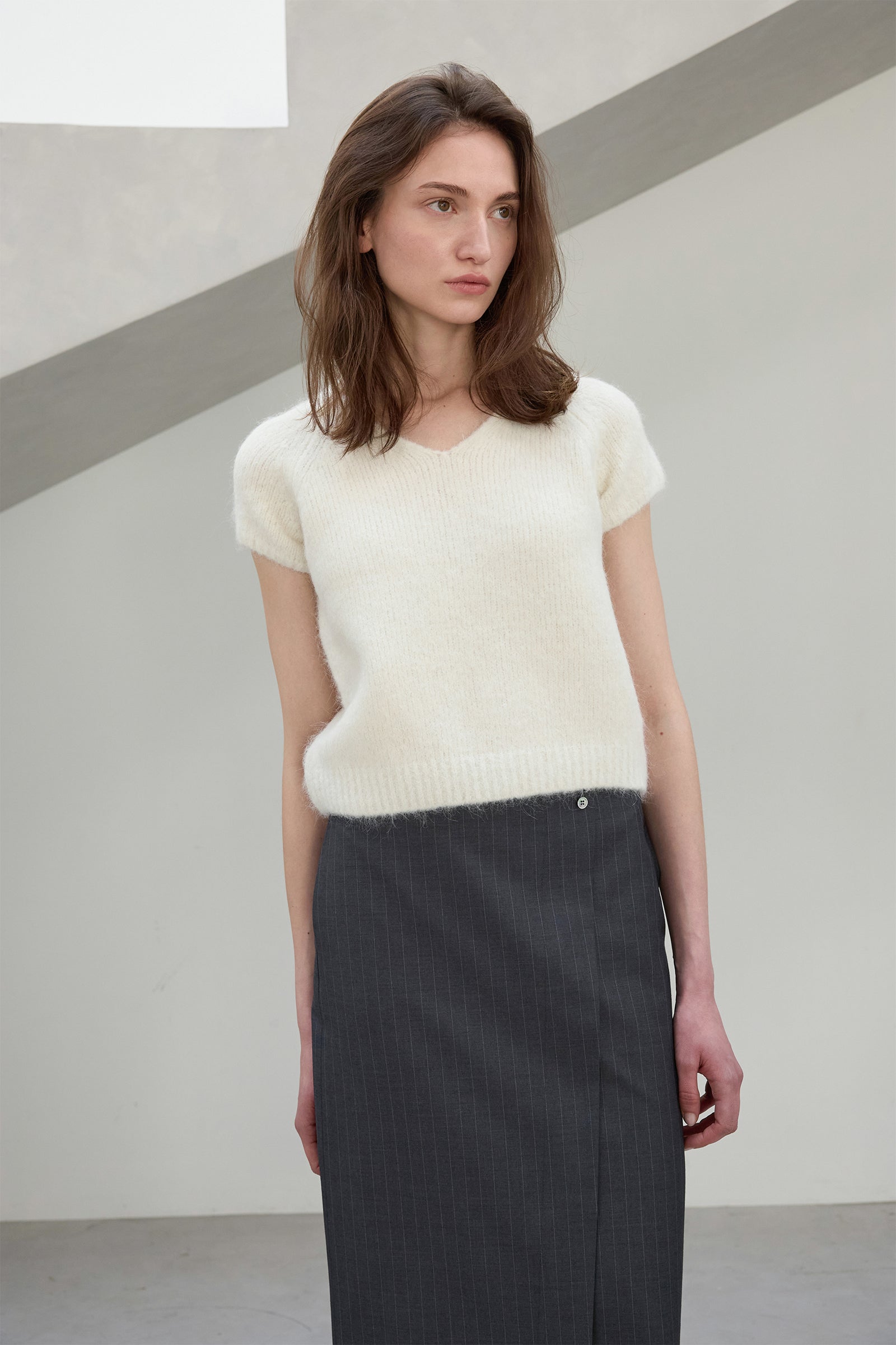 PULL MANCHES COURTES MONT_IVOIRE