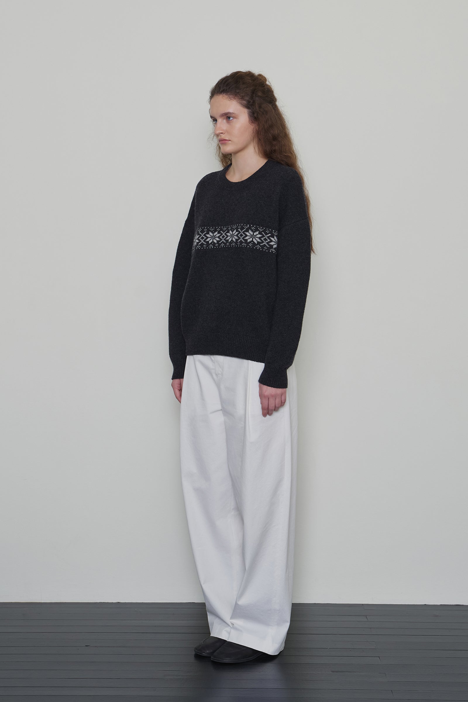 NORDIC WOOL KNIT_CHARCOAL