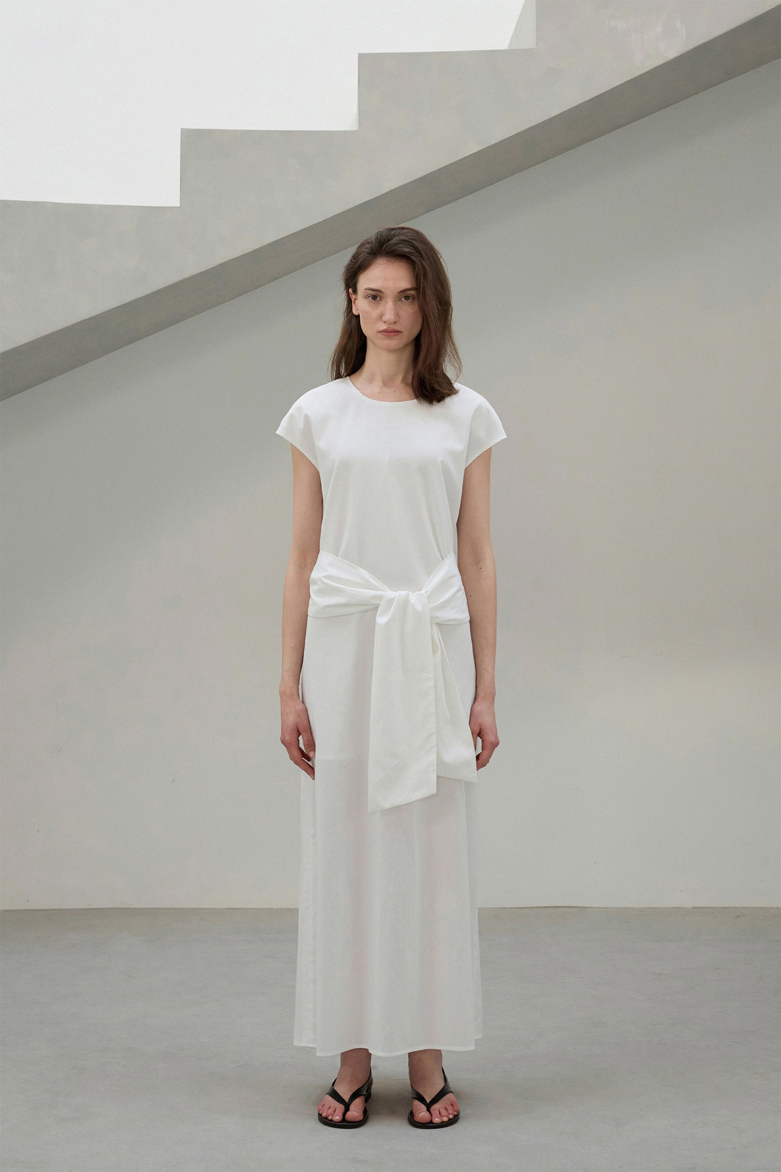 STRAP MAXI DRESS_IVORY