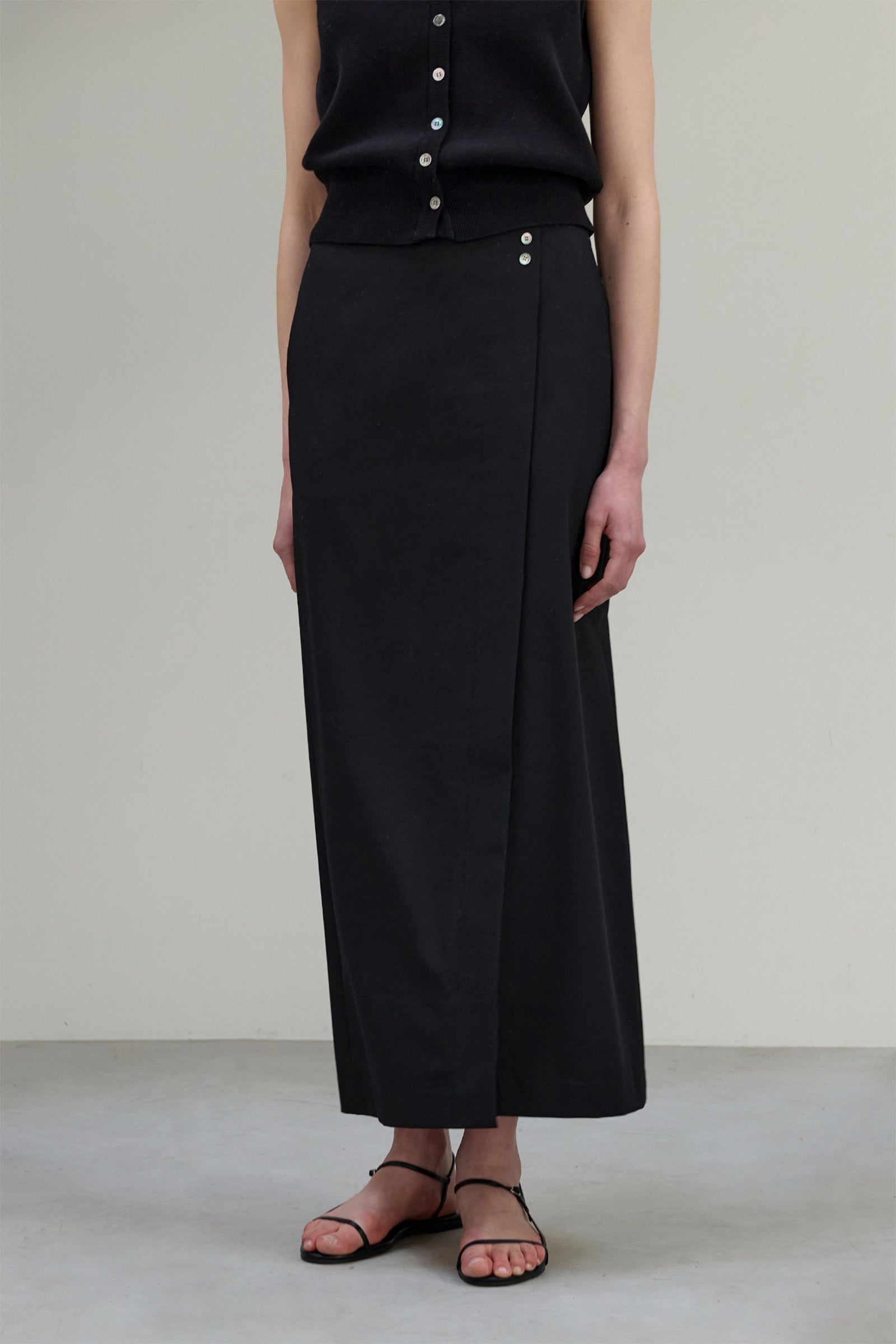 JUPE PORTEFEUILLE MAXI_NOIR