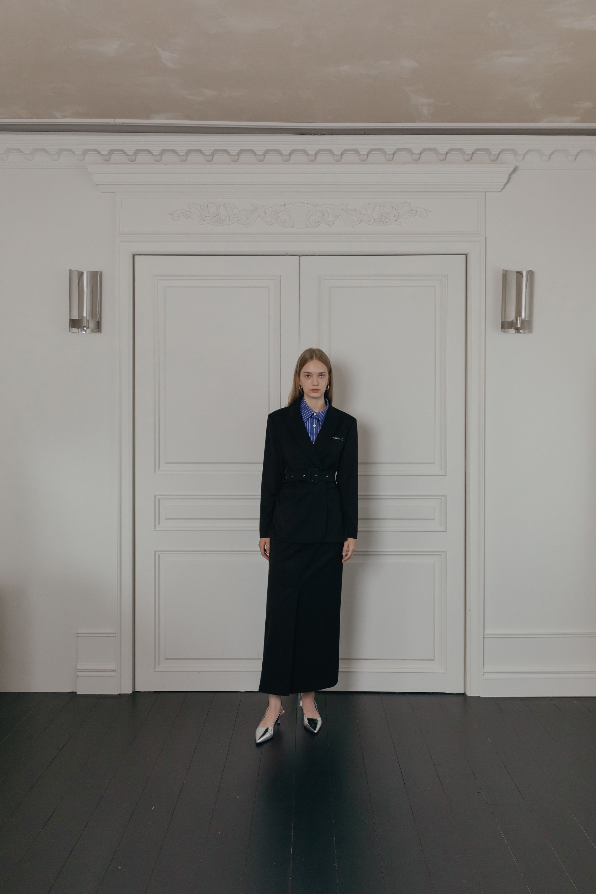 BLAZER LUXE AVEC CEINTURE_NOIR