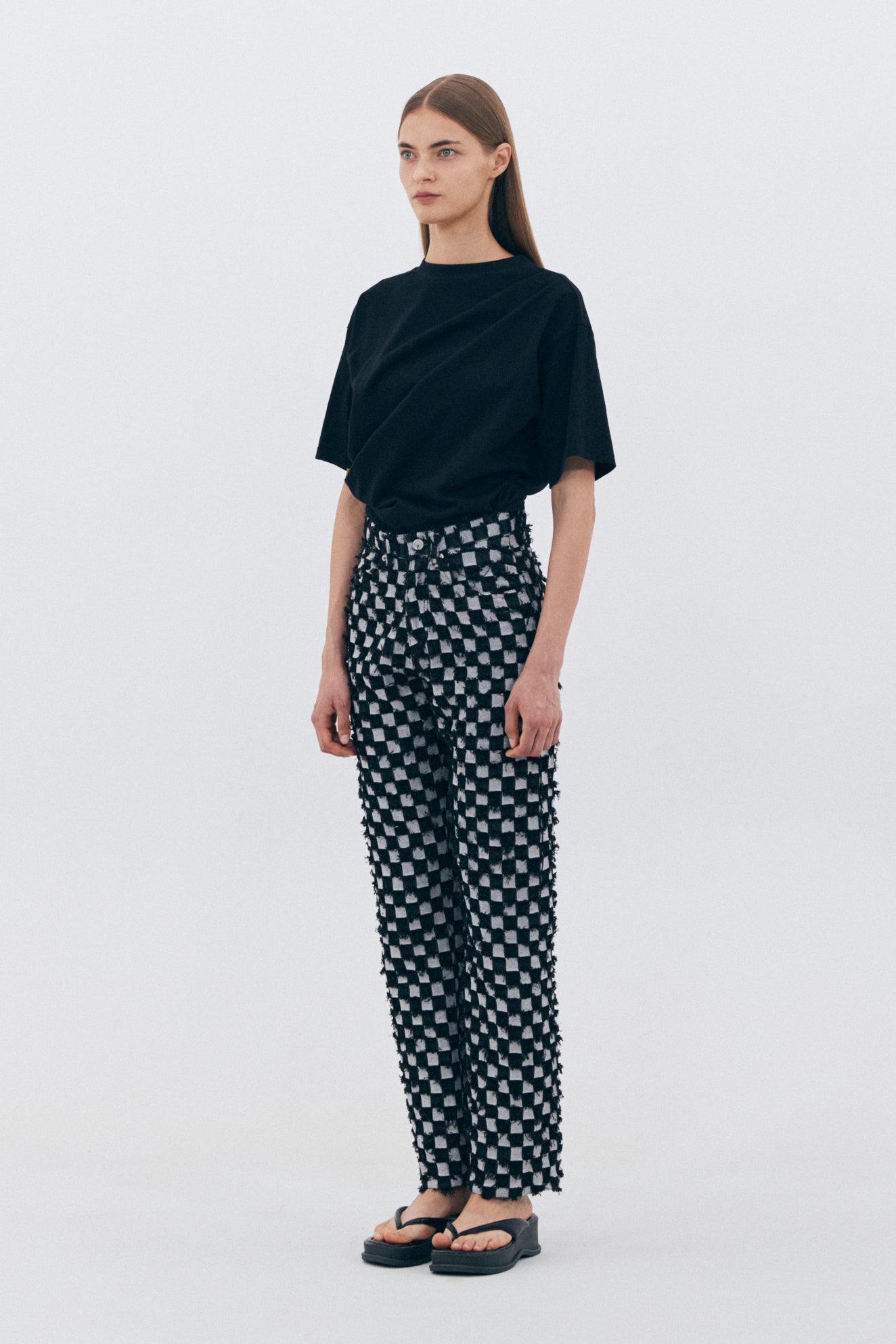 TUCK T SHIRT_BLACK