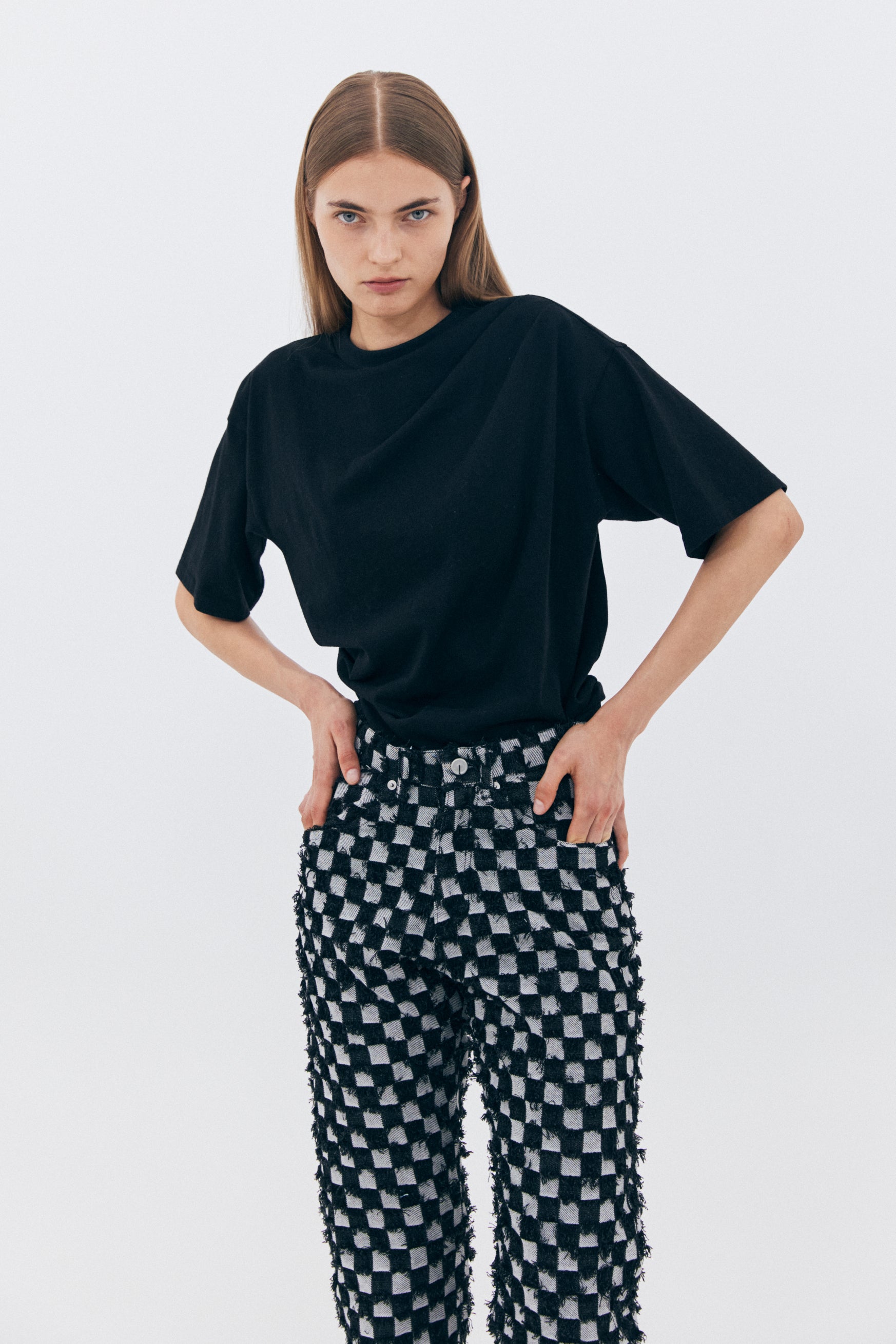 TUCK T SHIRT_BLACK