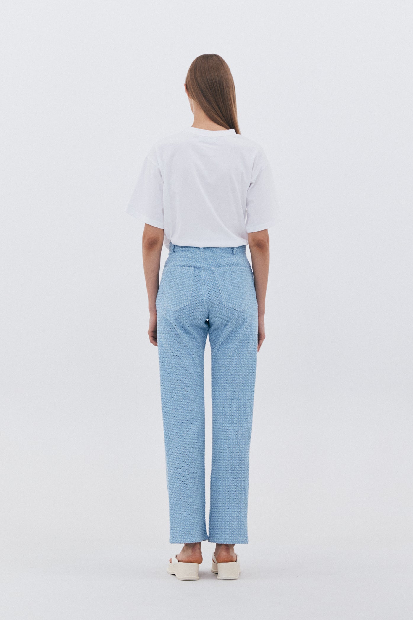 PUNCHING DENIM PANTS_BLUE
