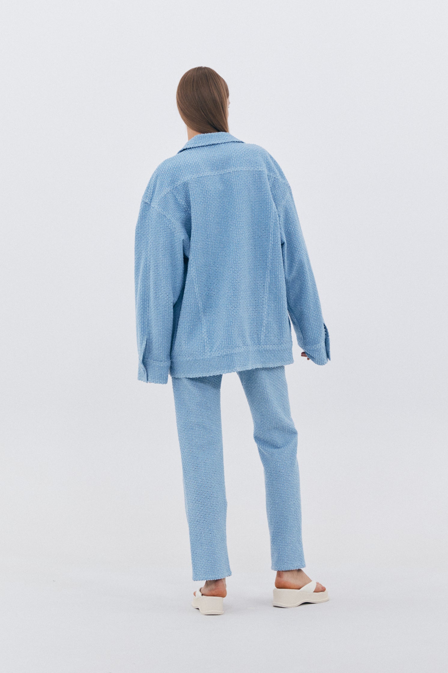 PUNCHING DENIM PANTS_BLUE