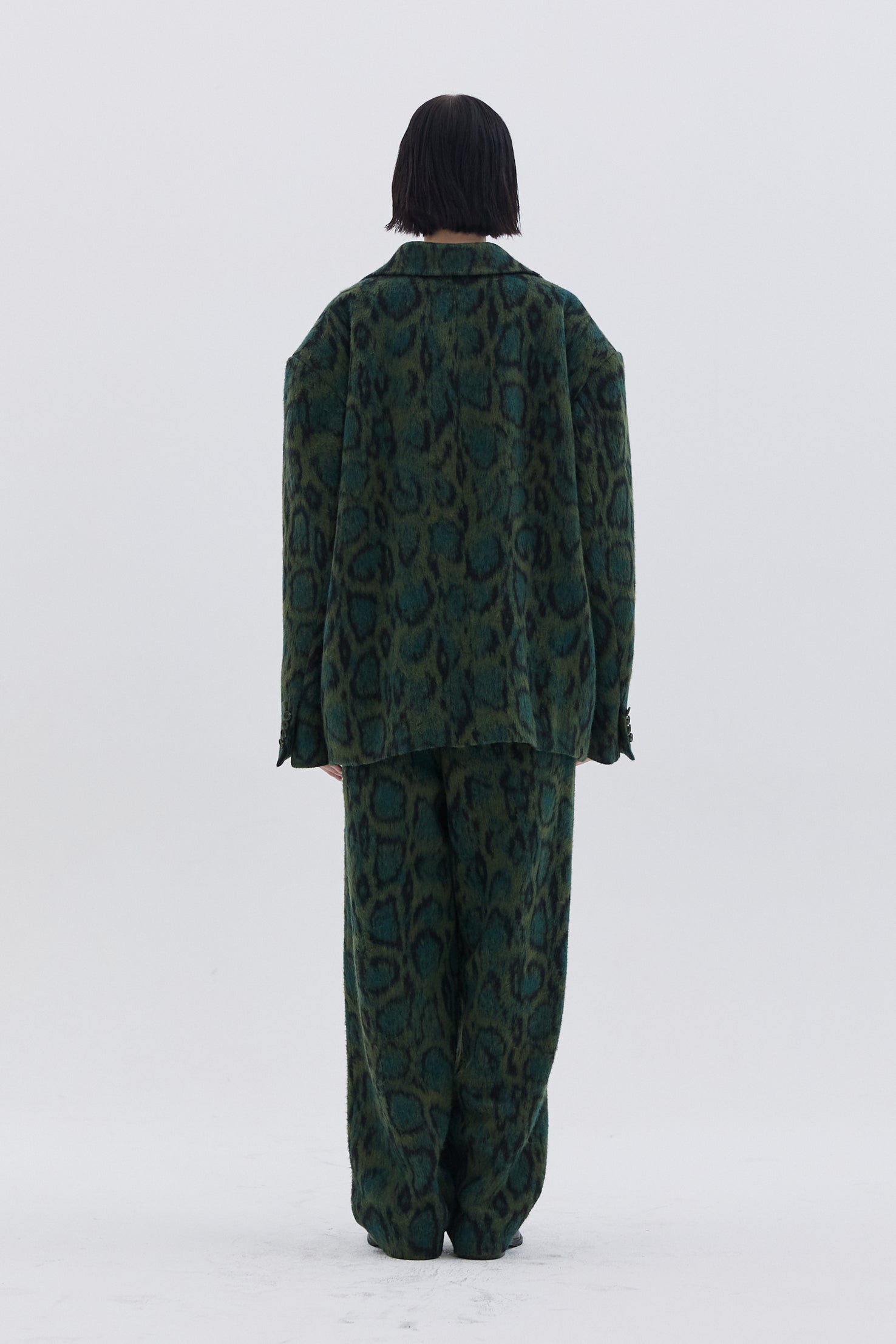 LEOPARD OVER BLAZER_VERT