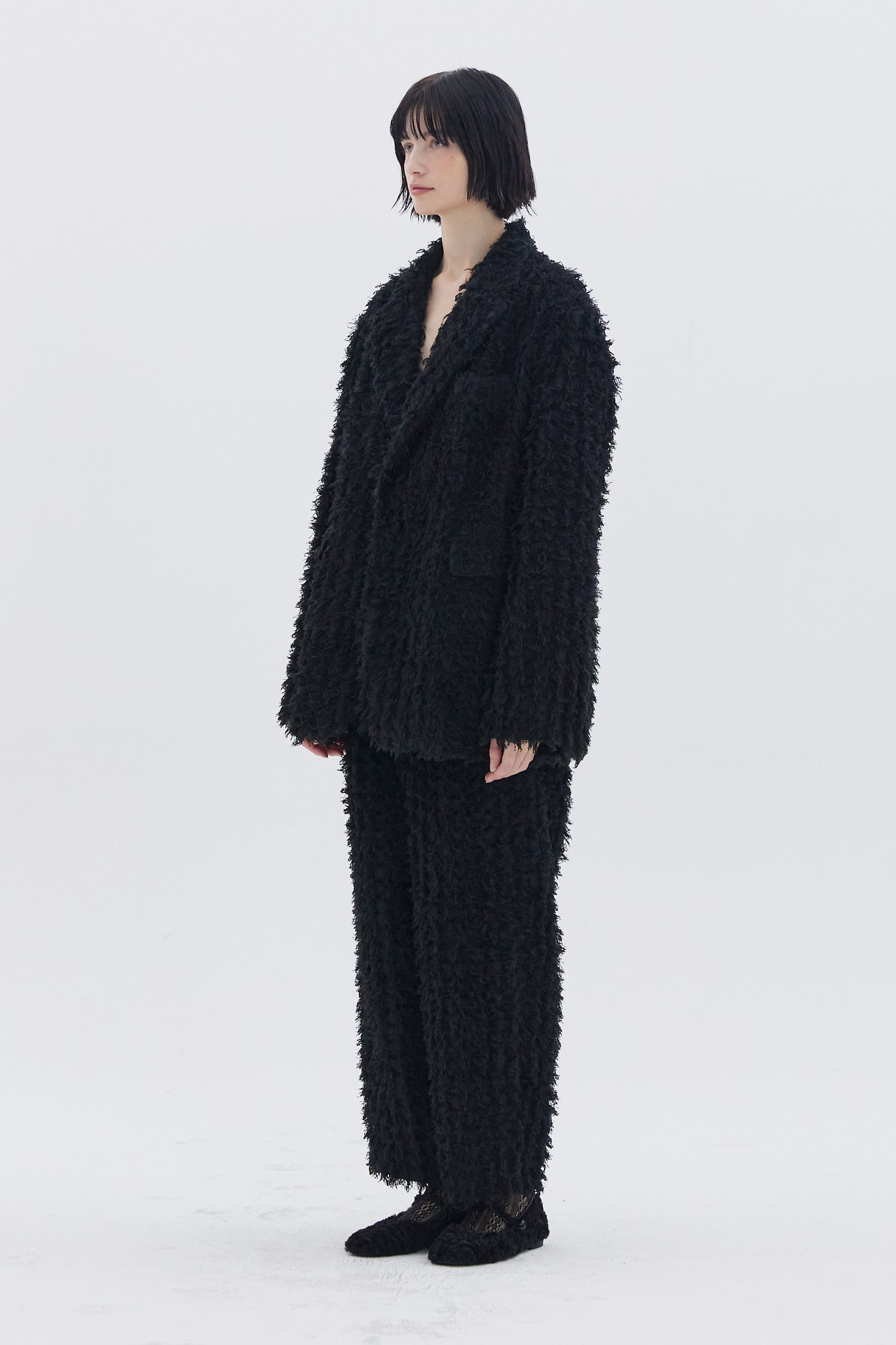 BLAZER EN TISSU DUVETEUX_NOIR