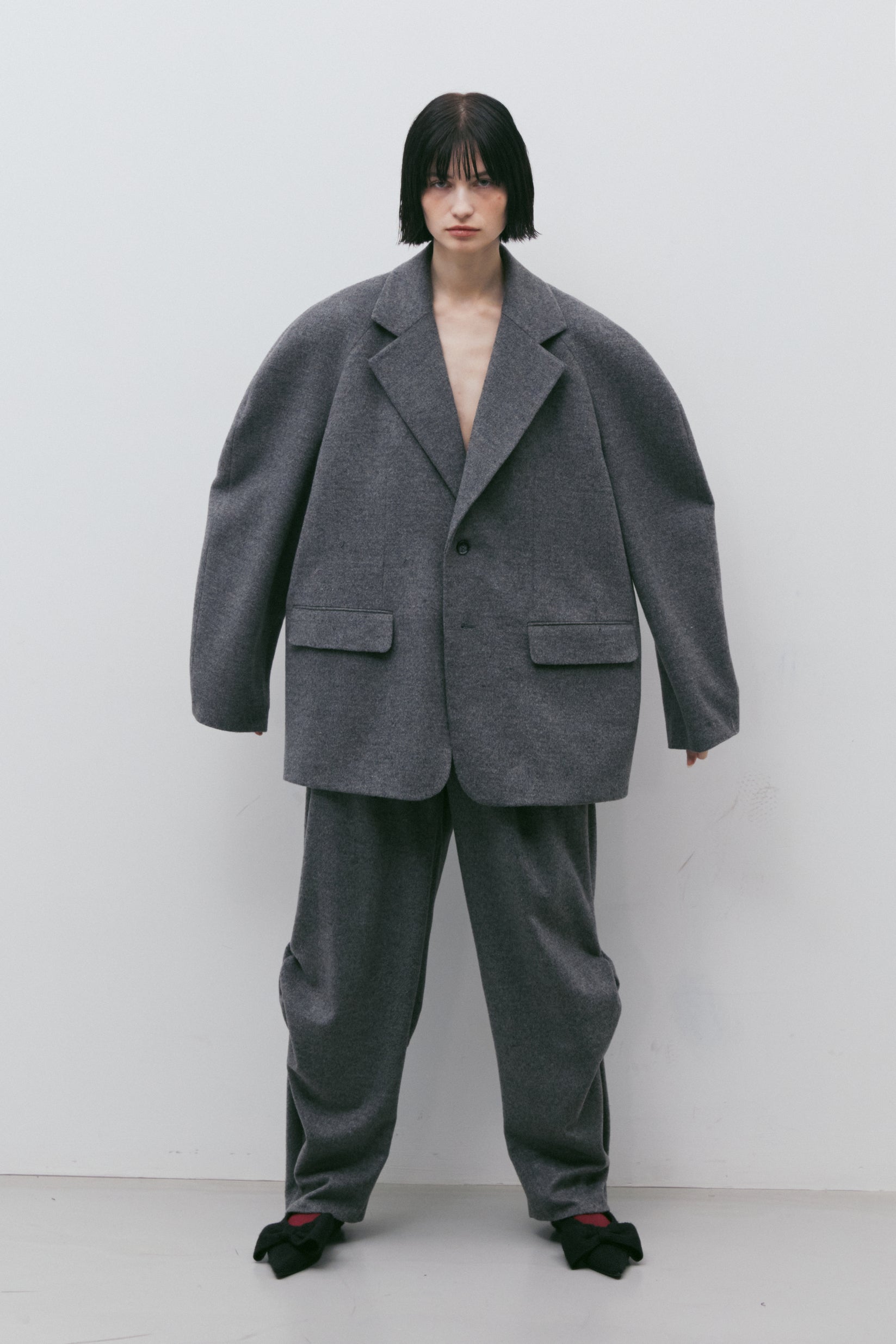 BLAZER RAGLAN OVERSIZE EN LAINE_GRIS