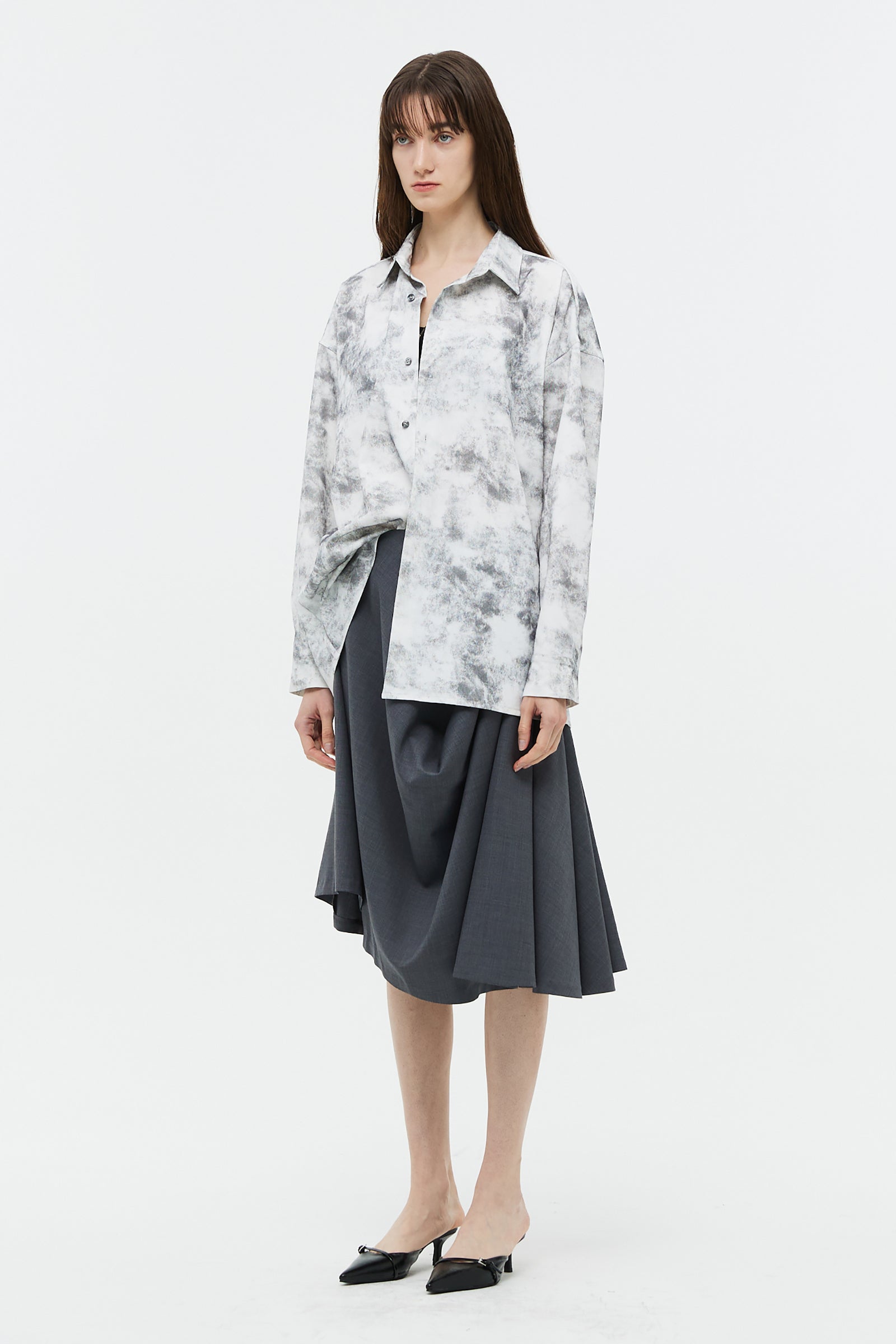CHEMISE OVERSIZE LUNE_GRIS