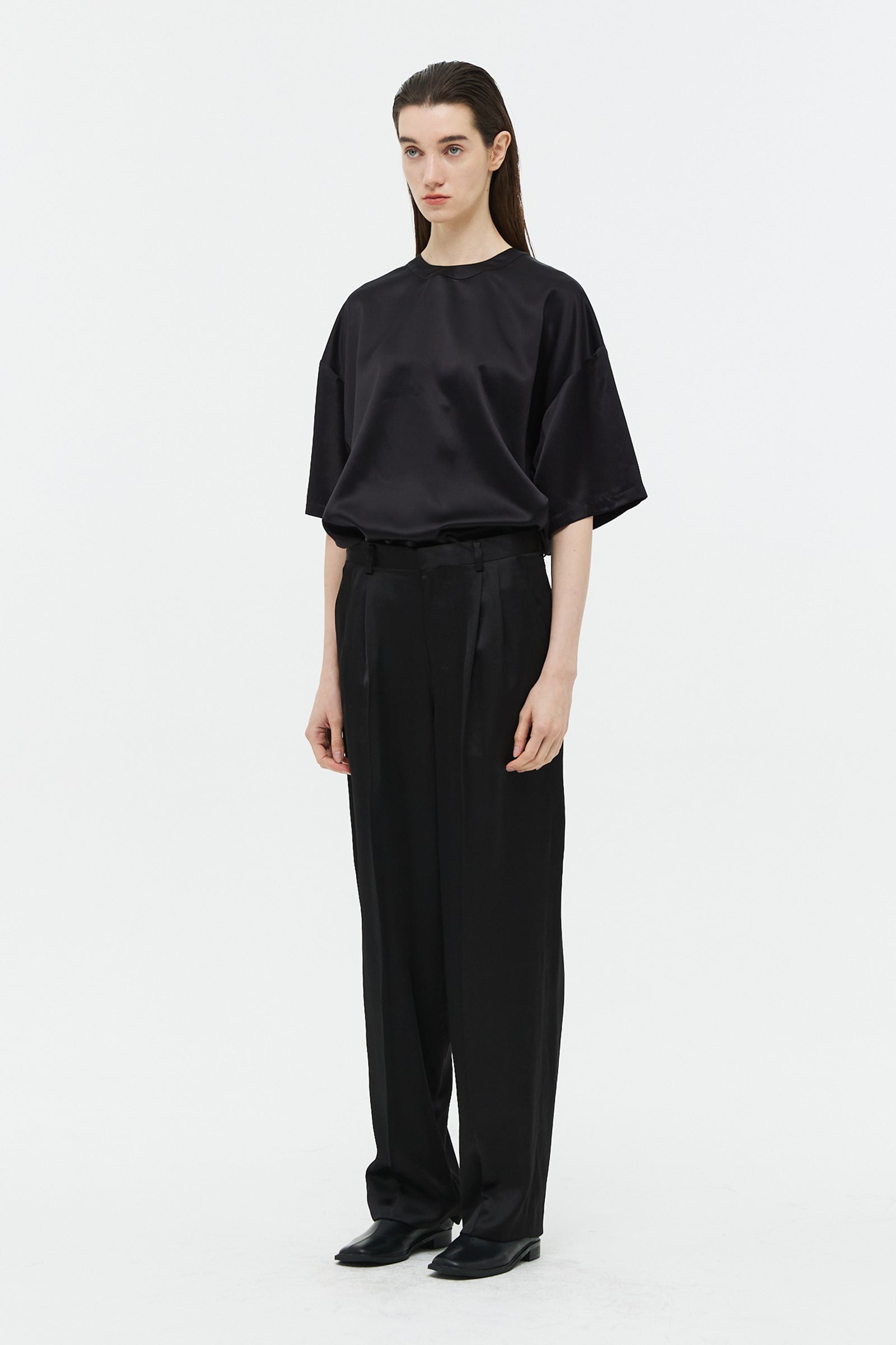 PANTALON SATINÉ_NOIR