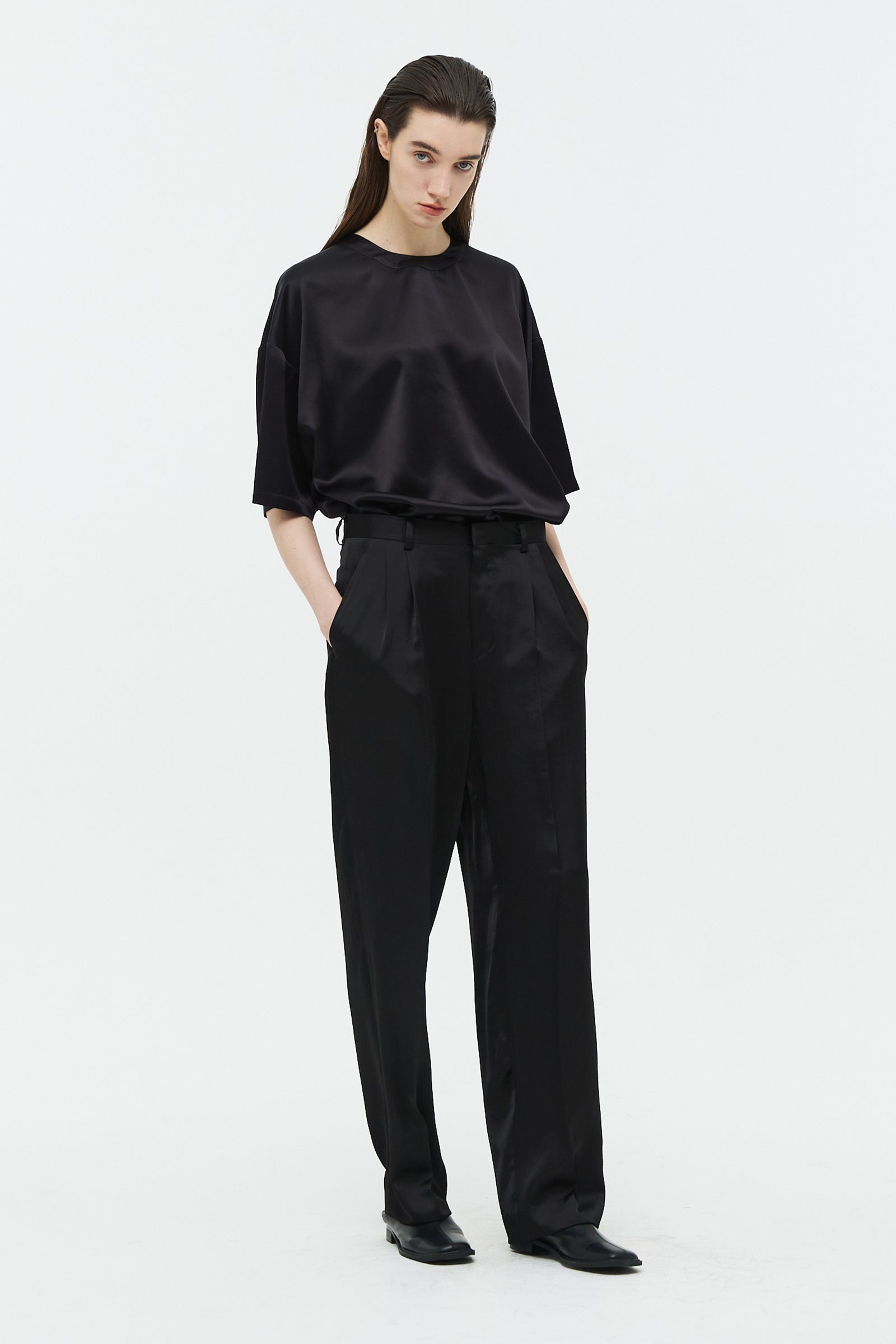 PANTALON SATINÉ_NOIR