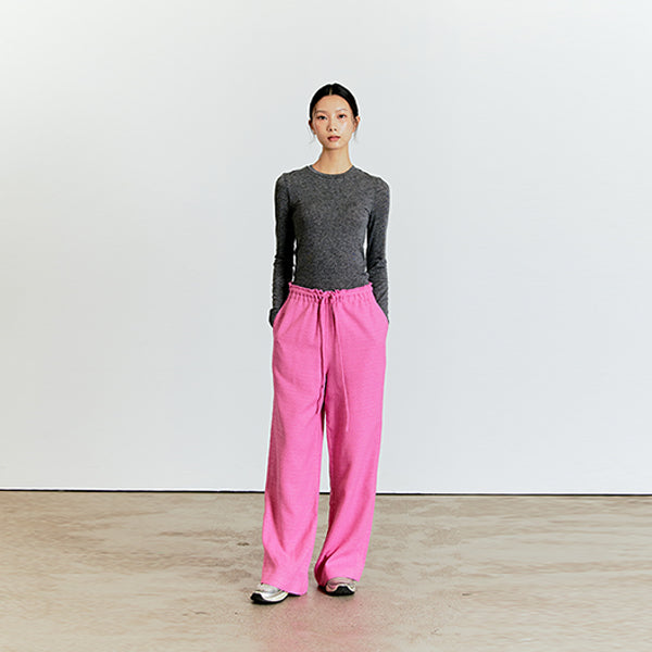 WOOL BLEND T-SHIRT_GRIS