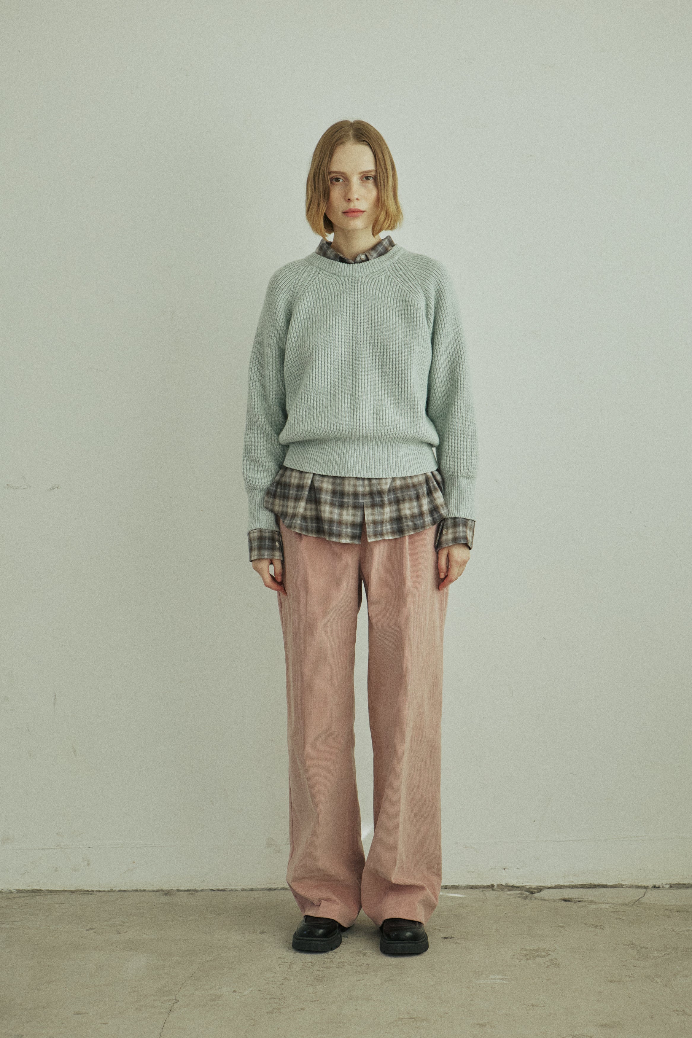 MIX WOOL KNIT_MINT