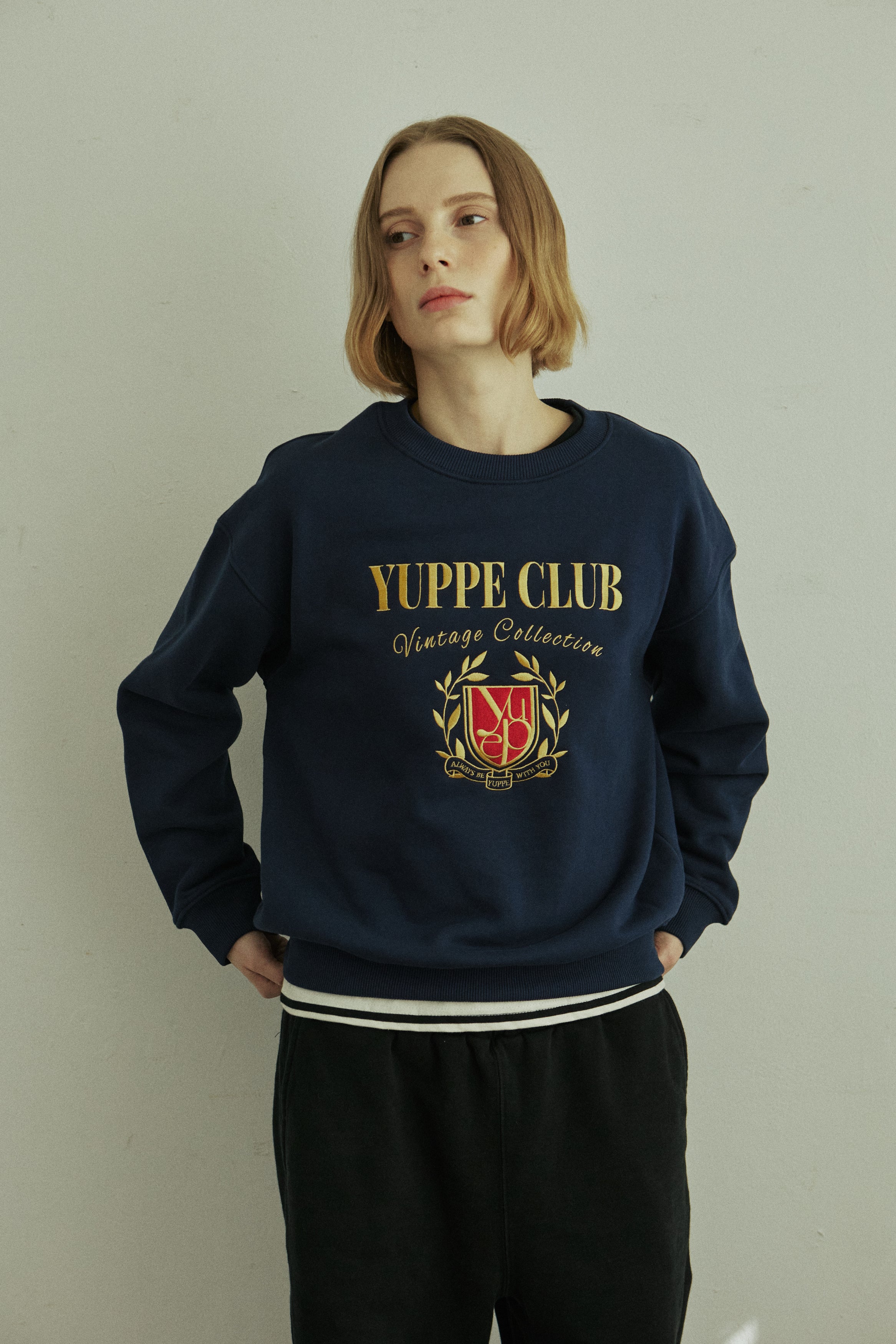 FLAG SWEATSHIRT_NAVY