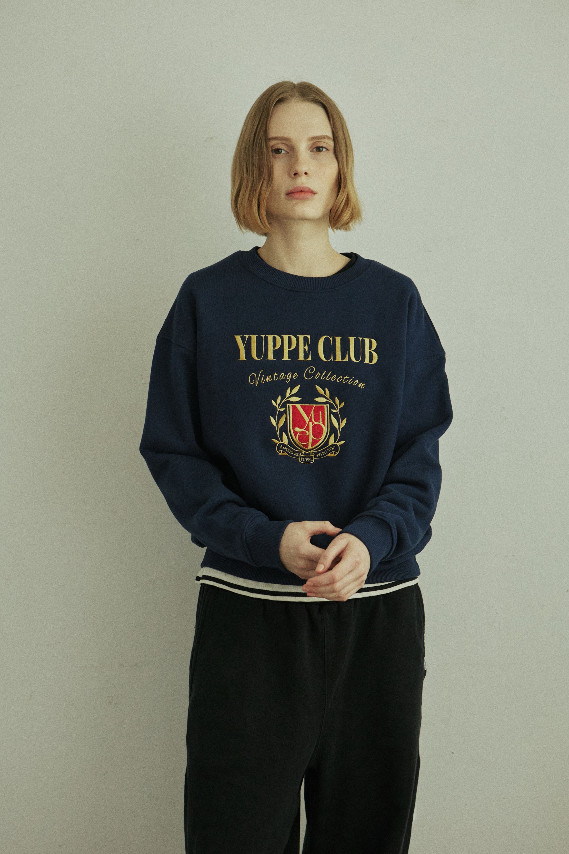 FLAG SWEATSHIRT_NAVY