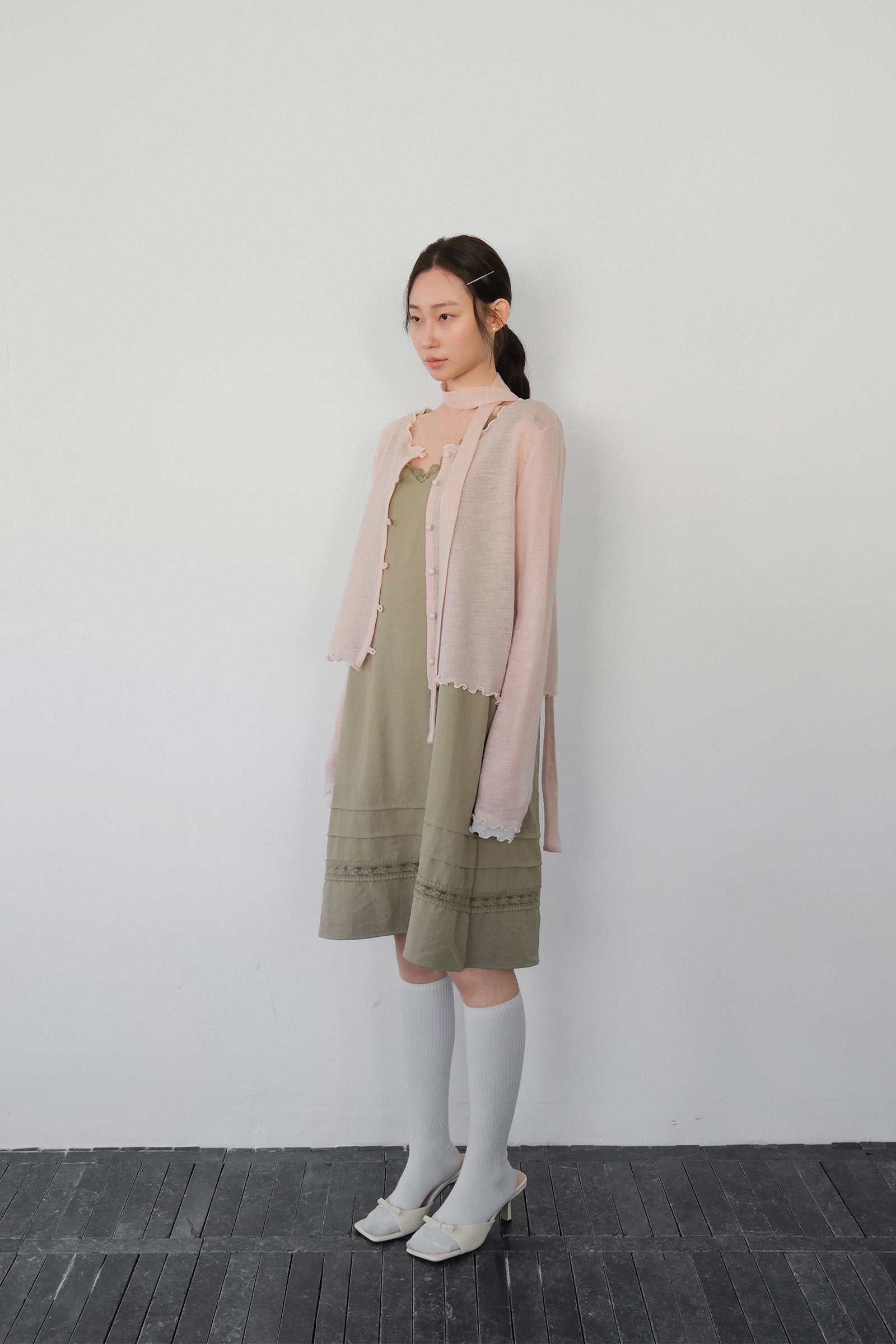 MOUI MUSK CARDIGAN_PINK