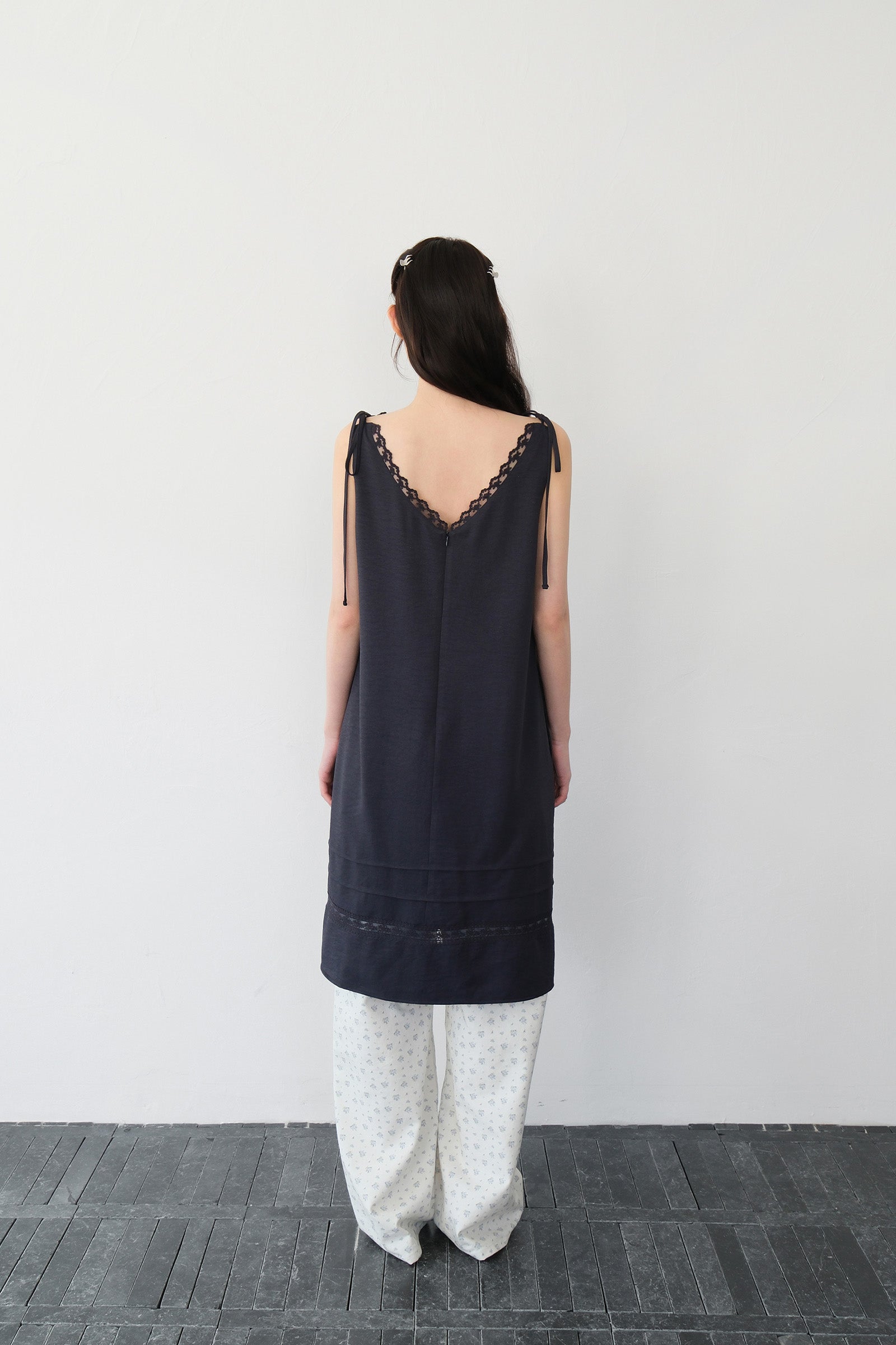 MOUI JAZZ SLEEVELESS DRESS_NAVY