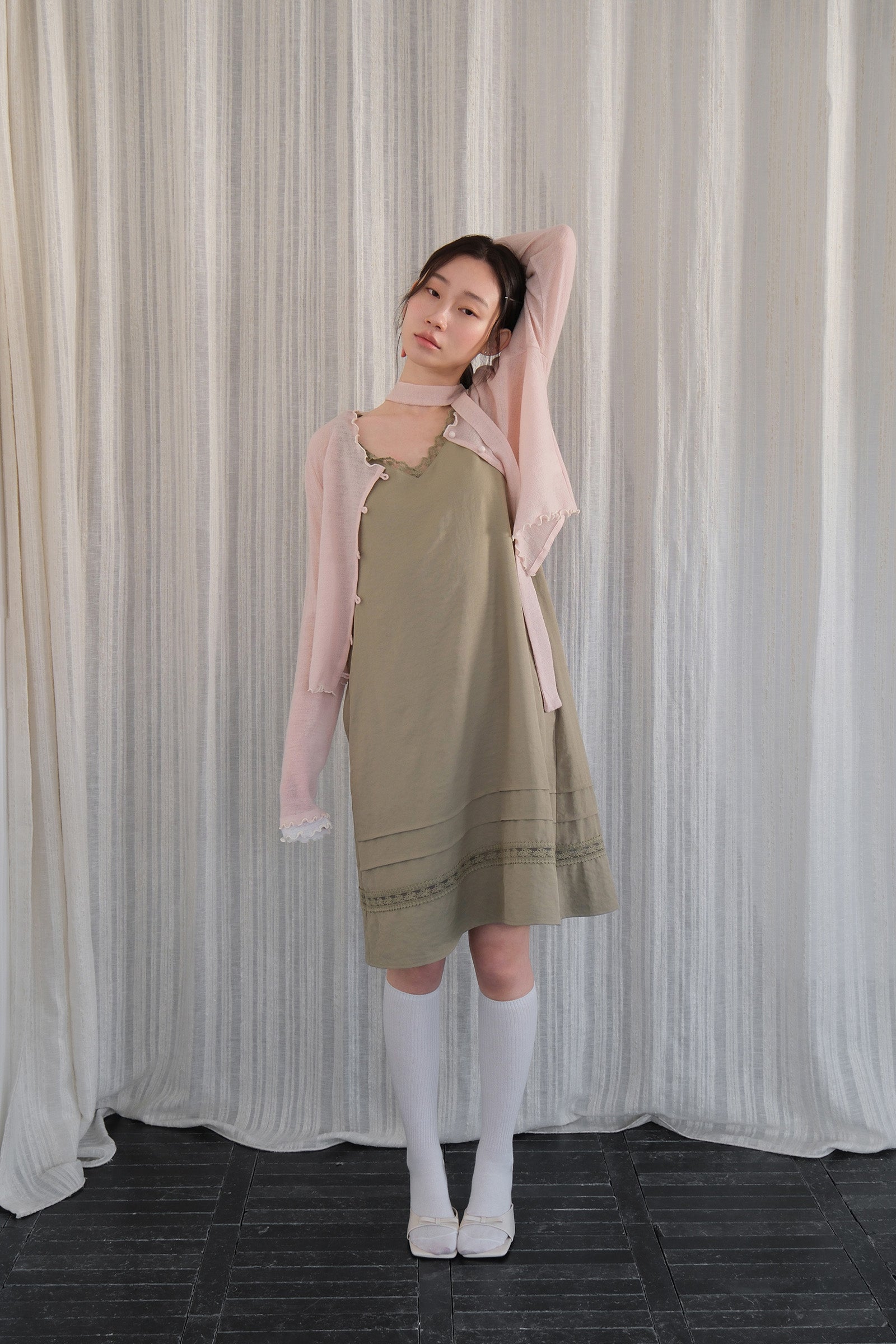 MOUI MUSK CARDIGAN_PINK