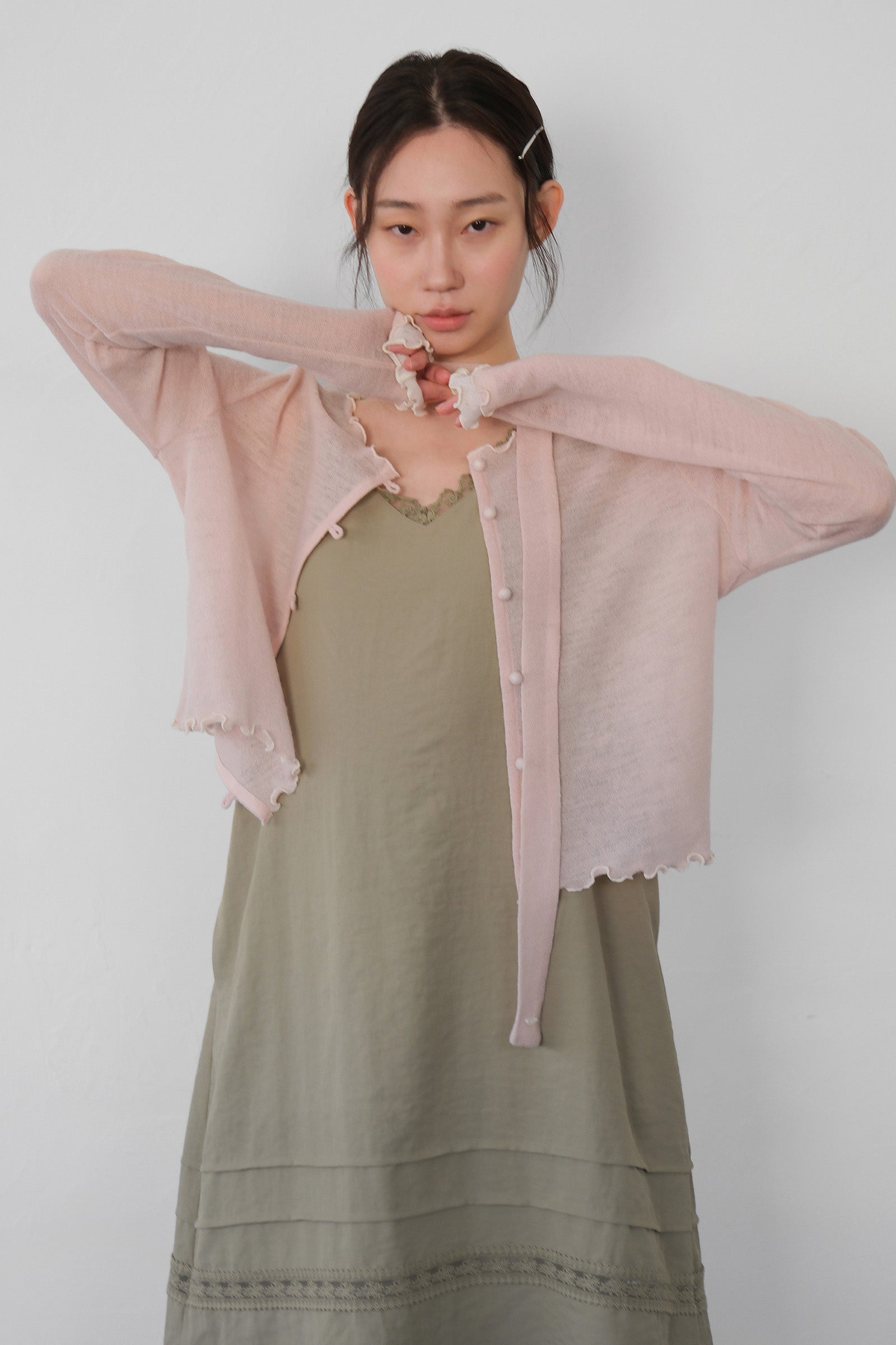 MOUI MUSK CARDIGAN_PINK