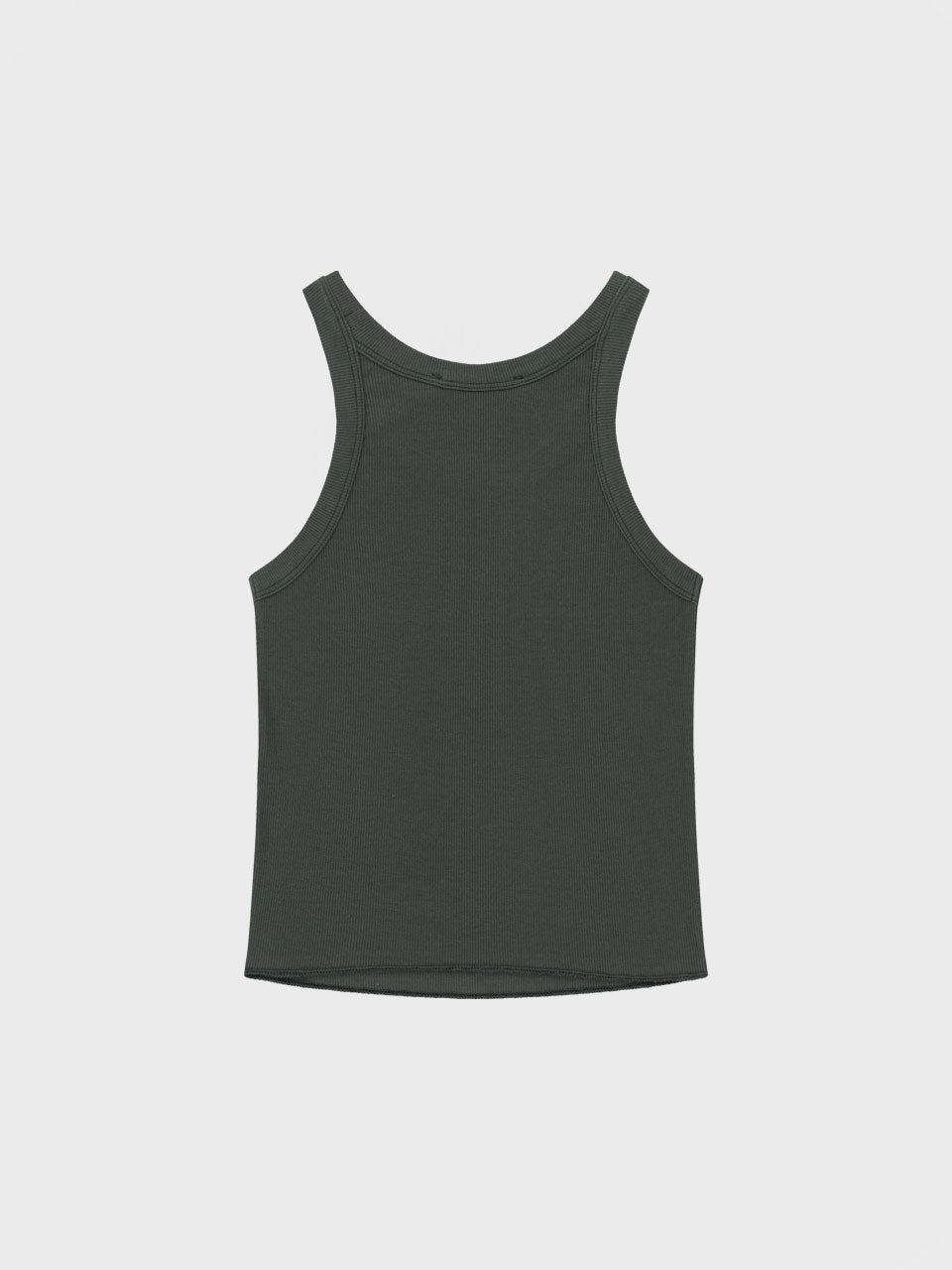 COTTON SLEEVELESS TOP_CHARCOAL