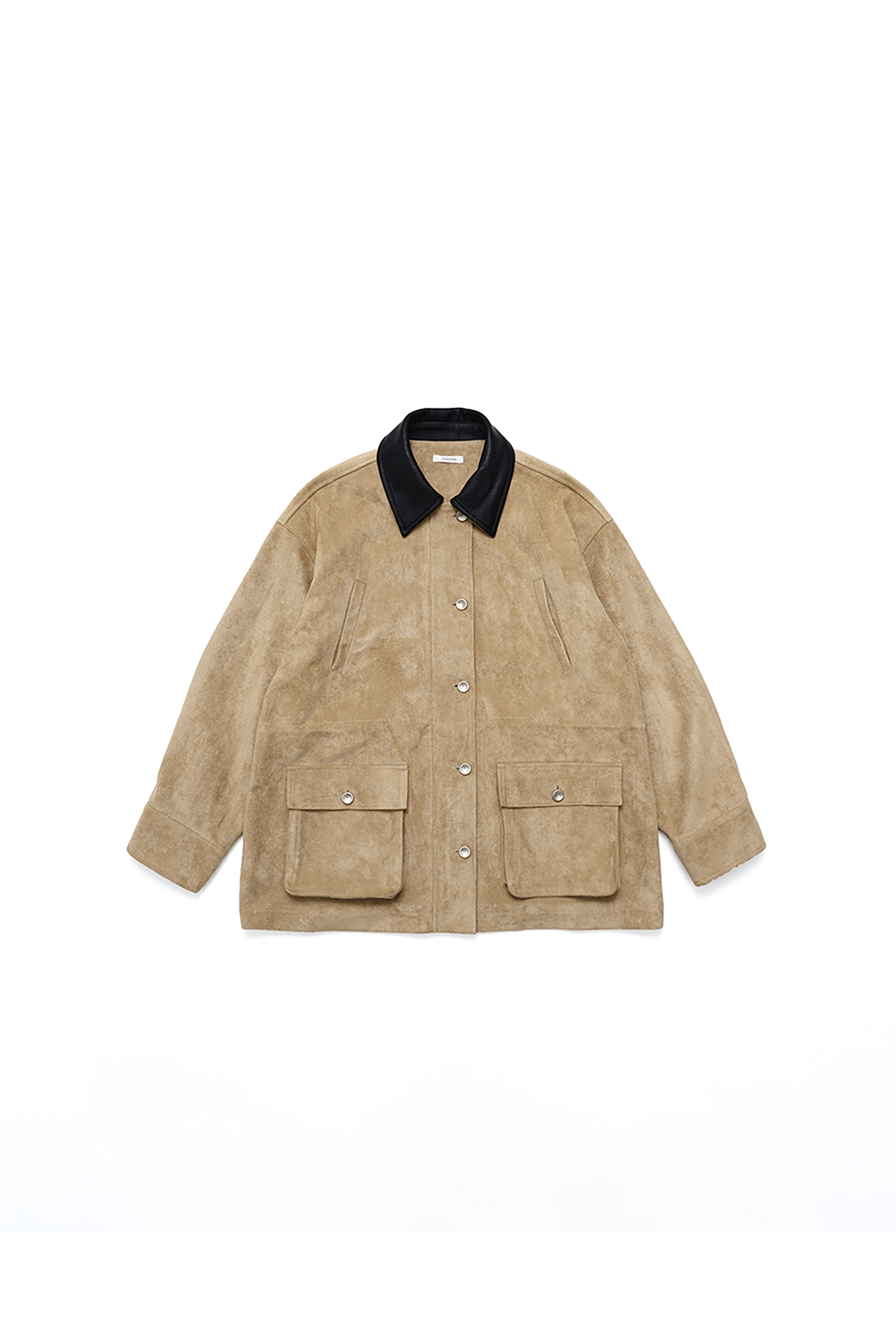 SUEDE WORK JACKET_BEIGE