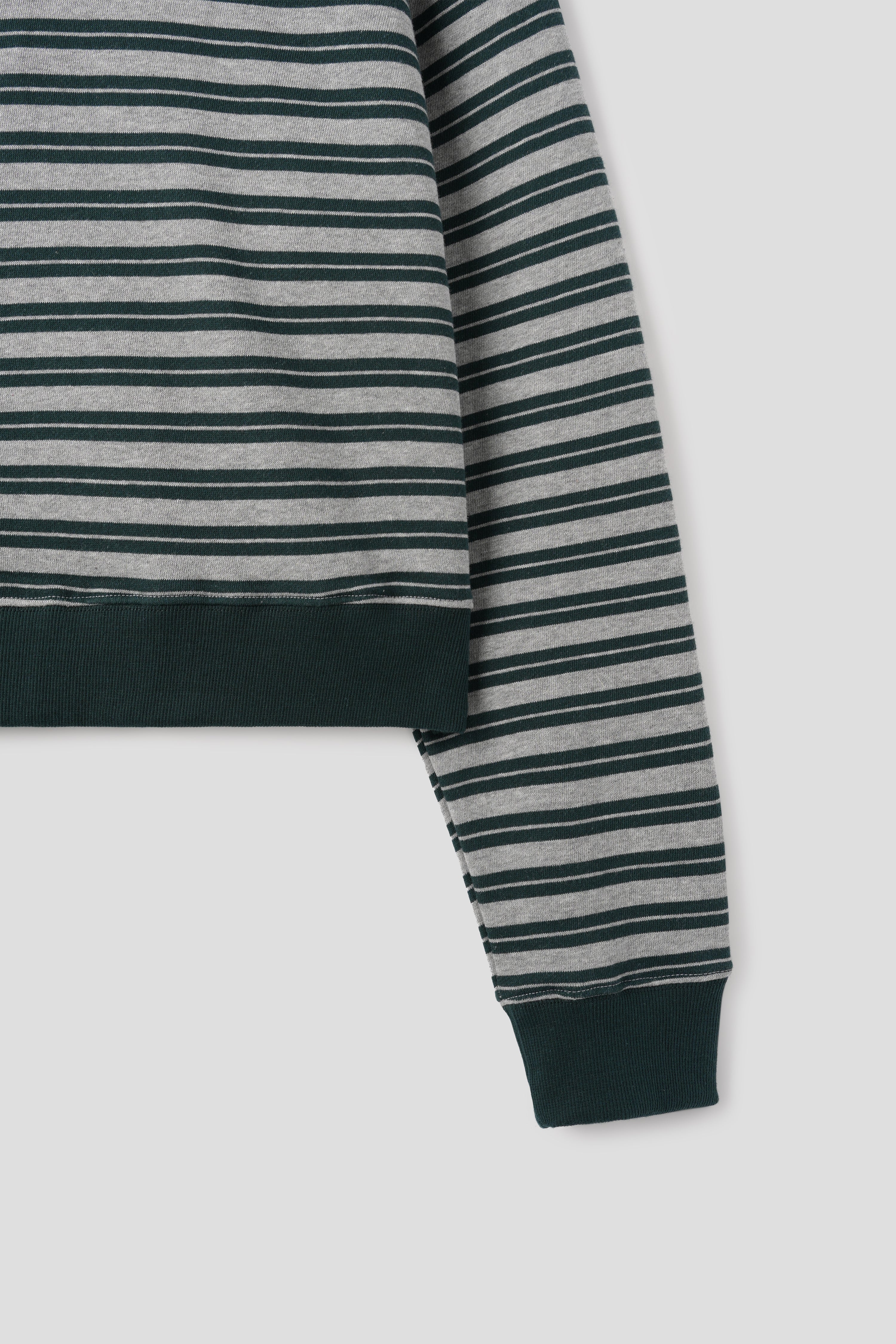STRIPE LOGO SWEATSHIRT_GRAY