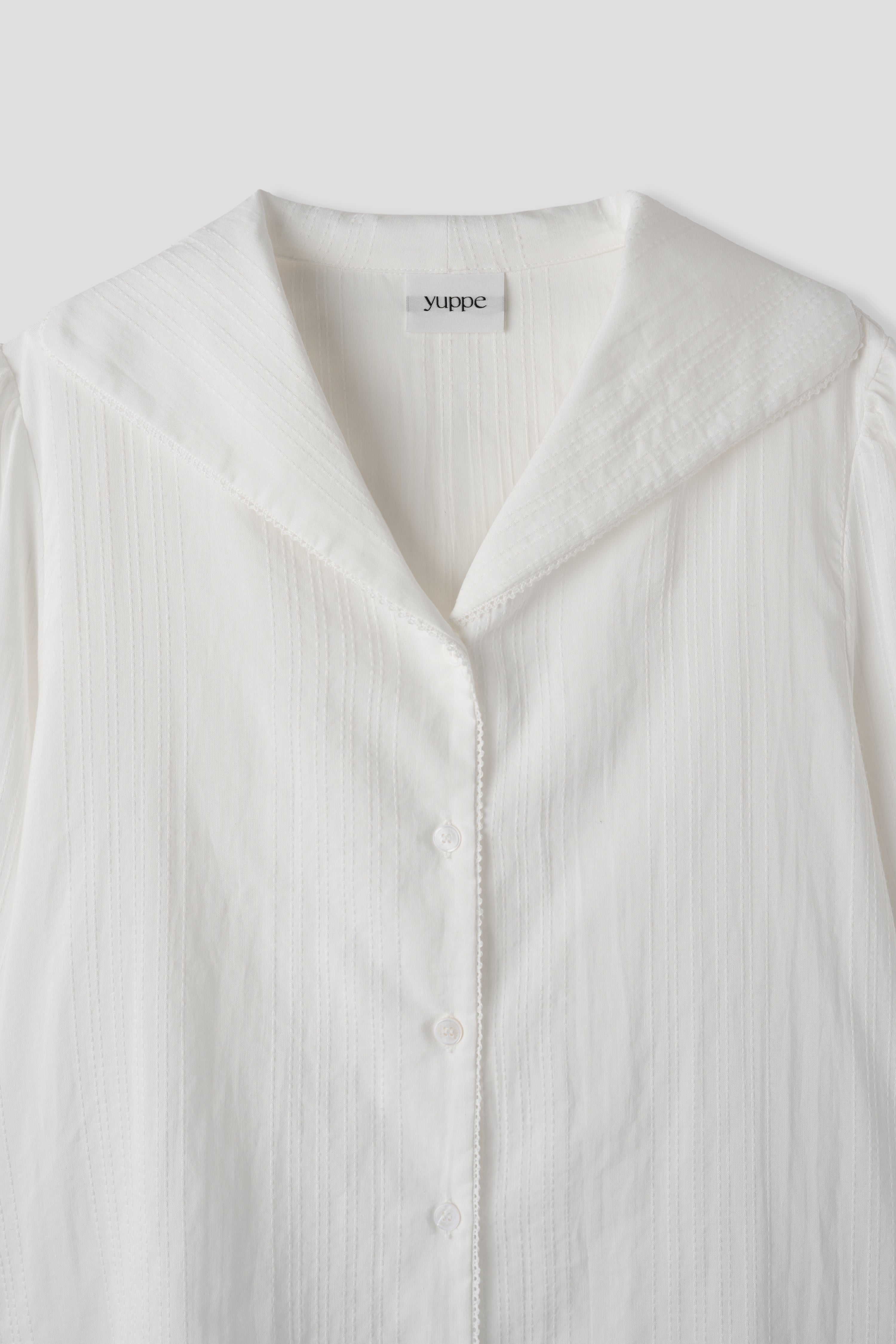 LACE COLLAR SHIRT_WHITE