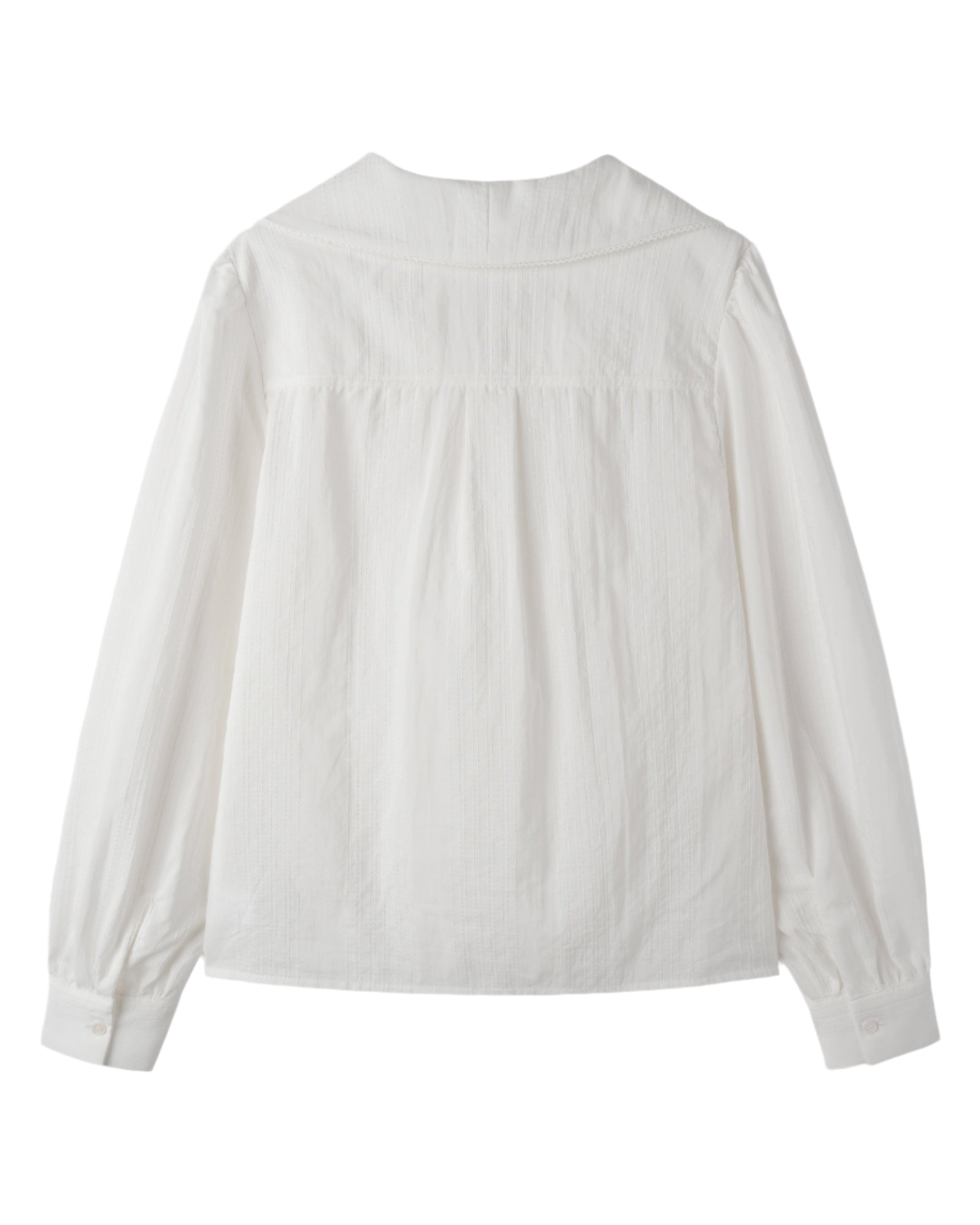 LACE COLLAR SHIRT_WHITE