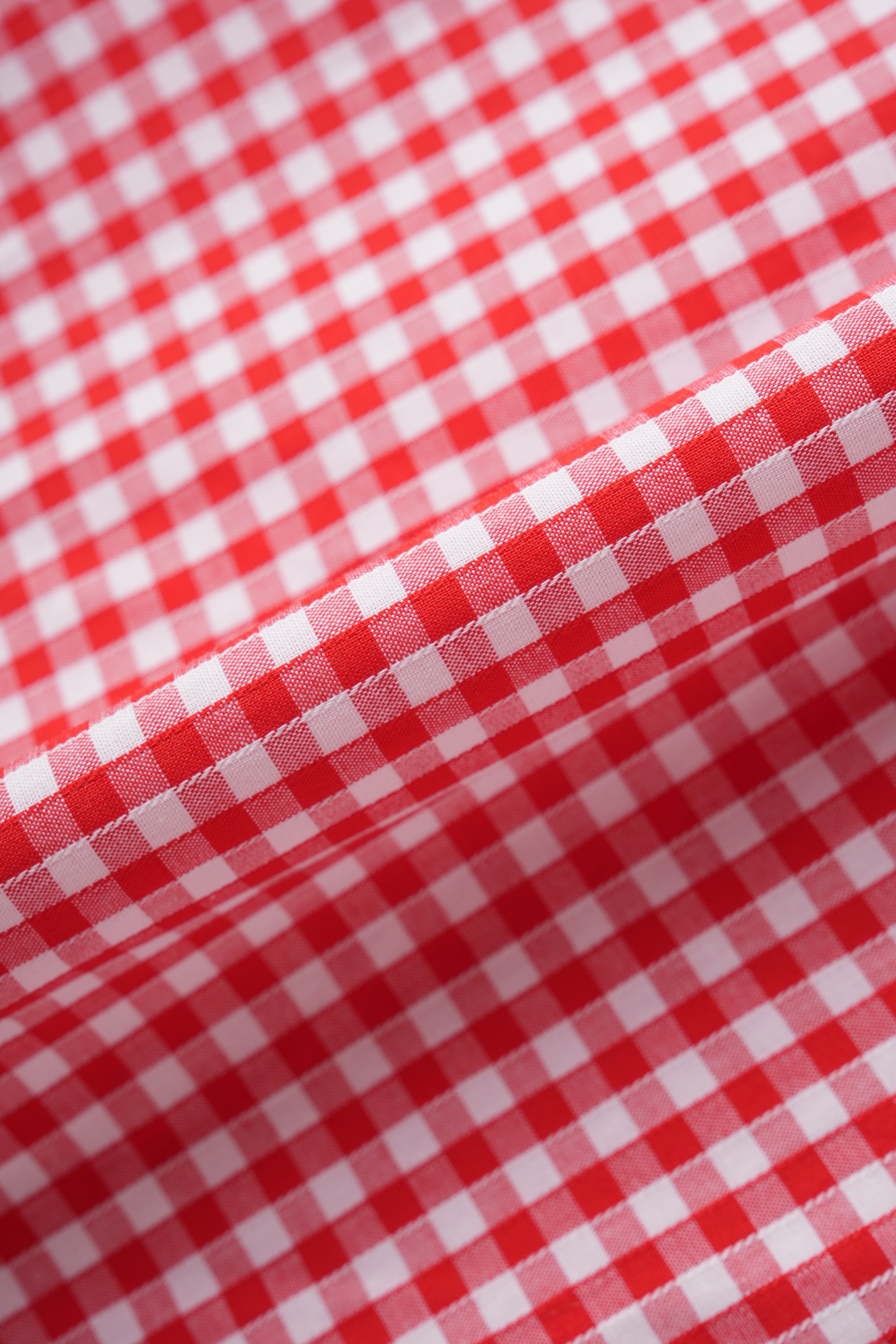 GINGHAM CHECK SHIRT_RED