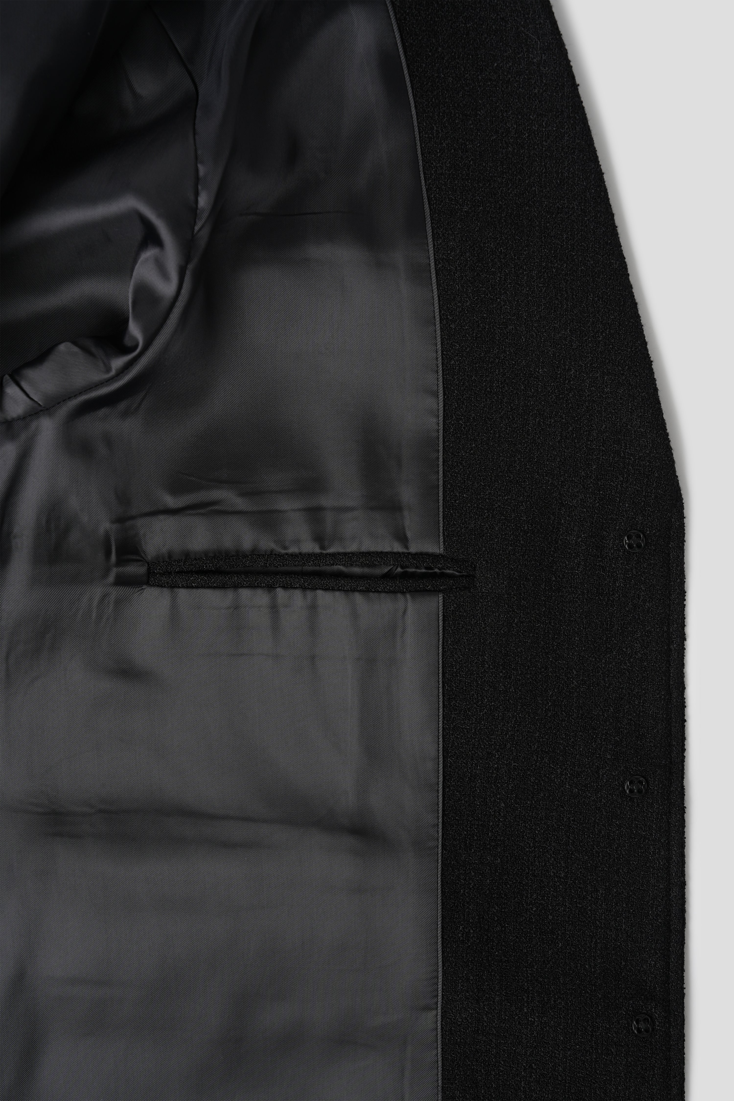 OVER TWEED JACKET_BLACK