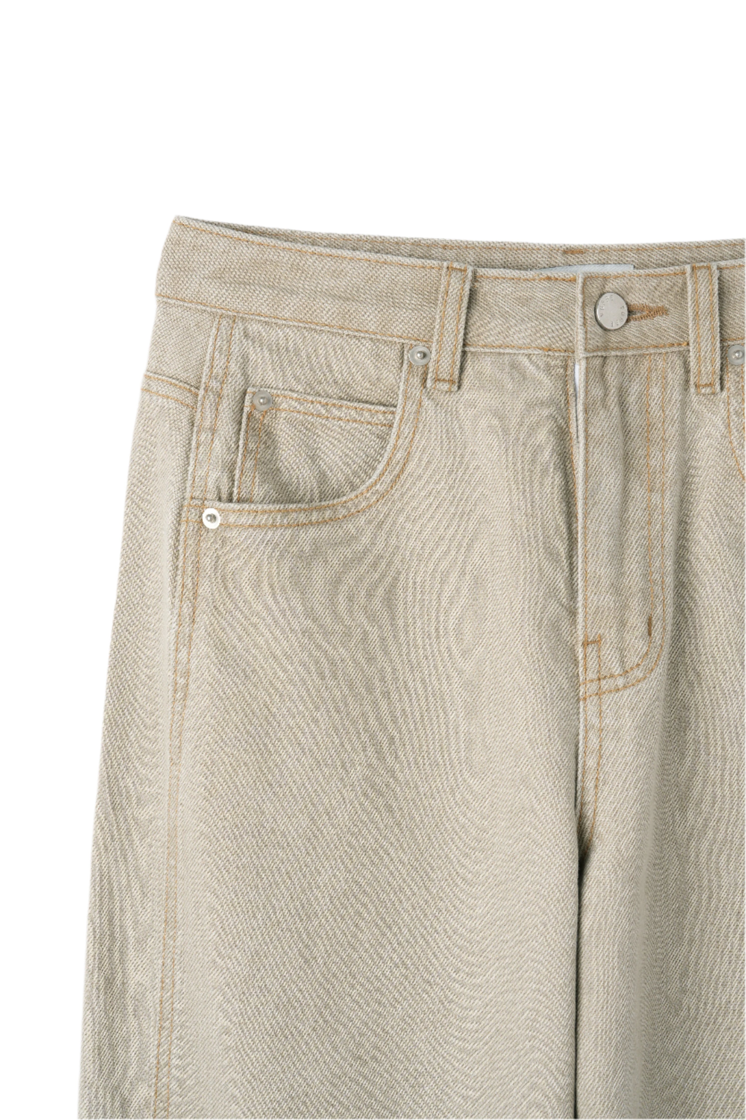 COTTON LINE PANTS_KHAKI