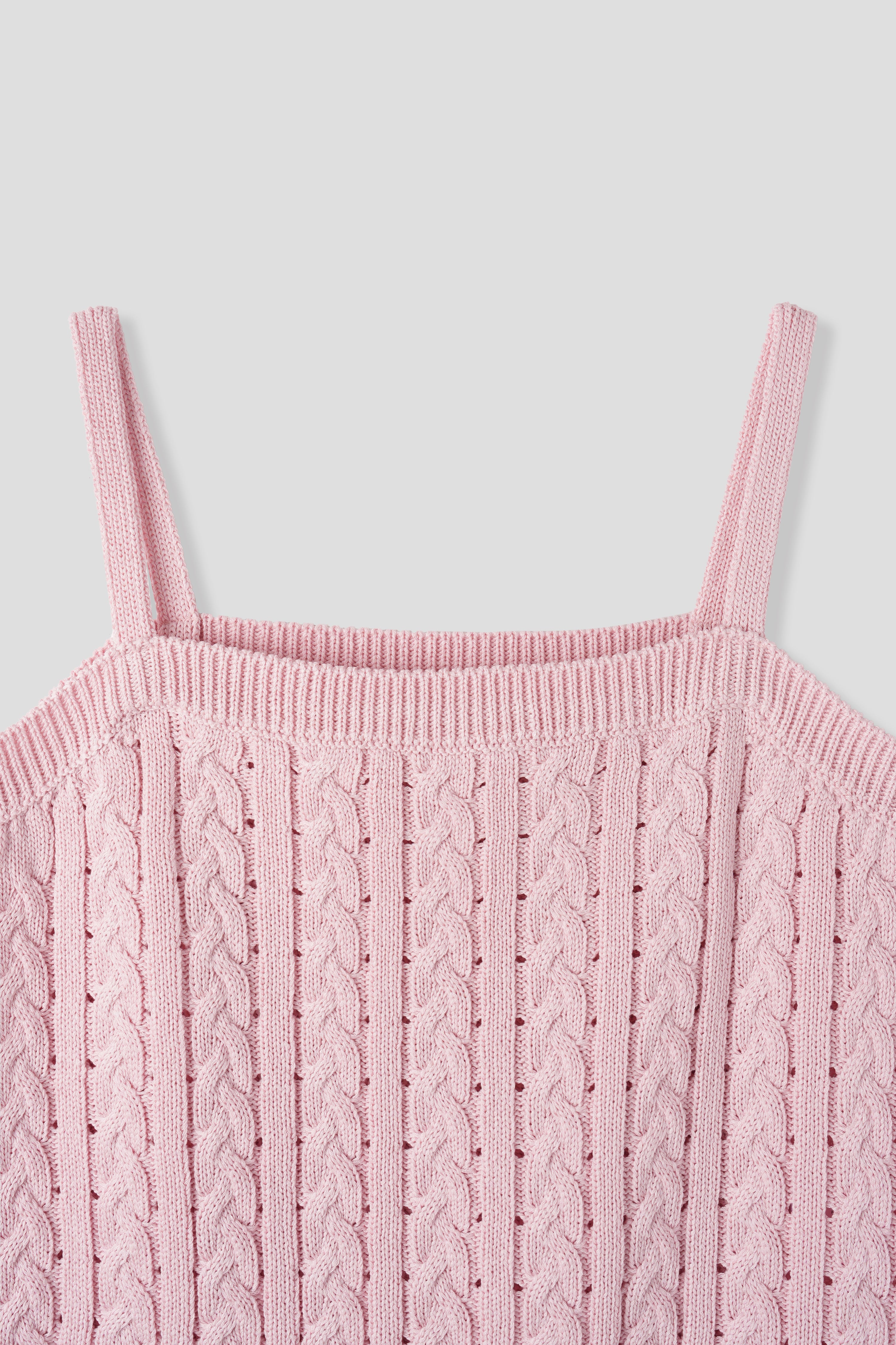 LACE RIBBON SLEEVELESS_PINK