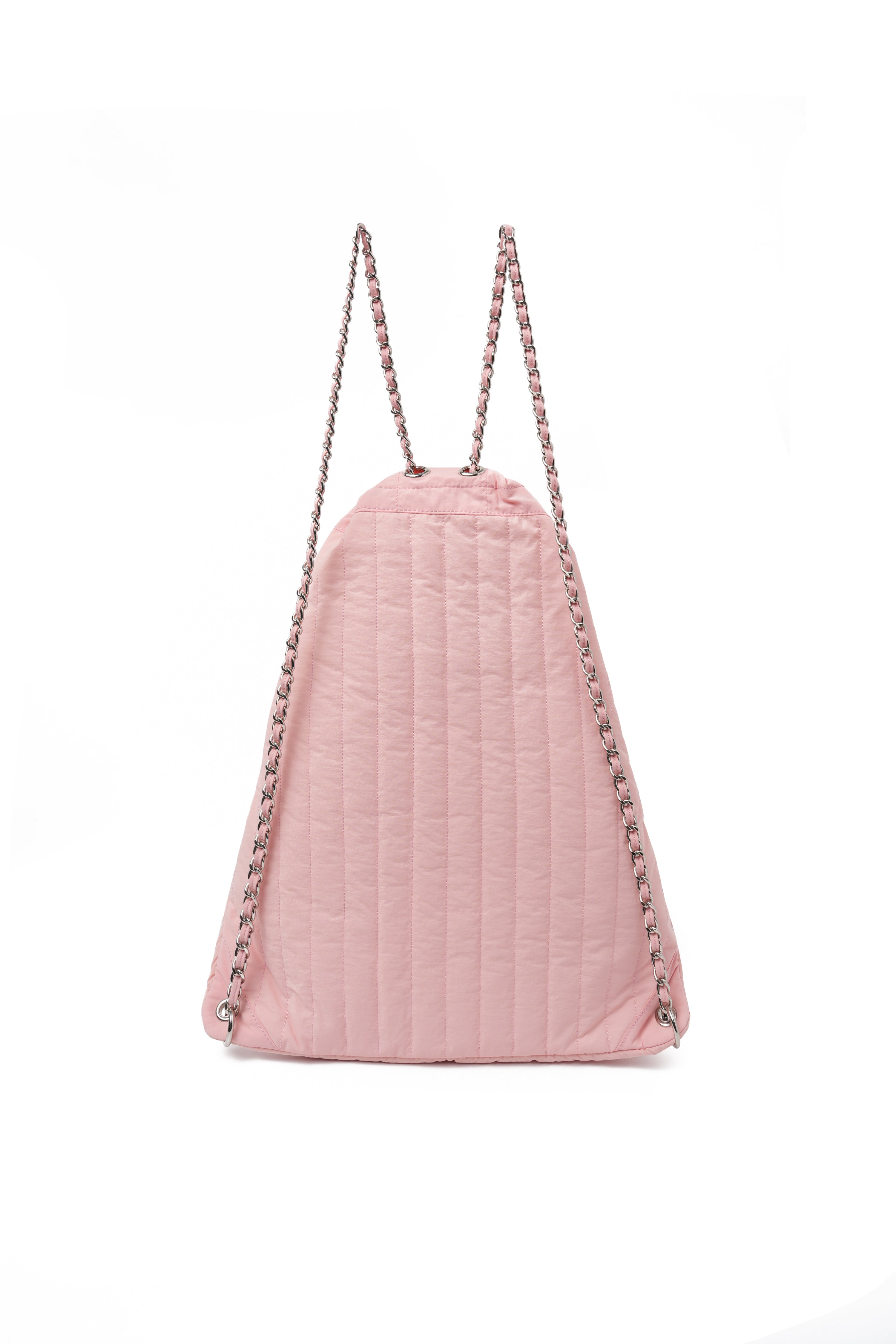 RIBBON CHAIN BACKPACK_PINK