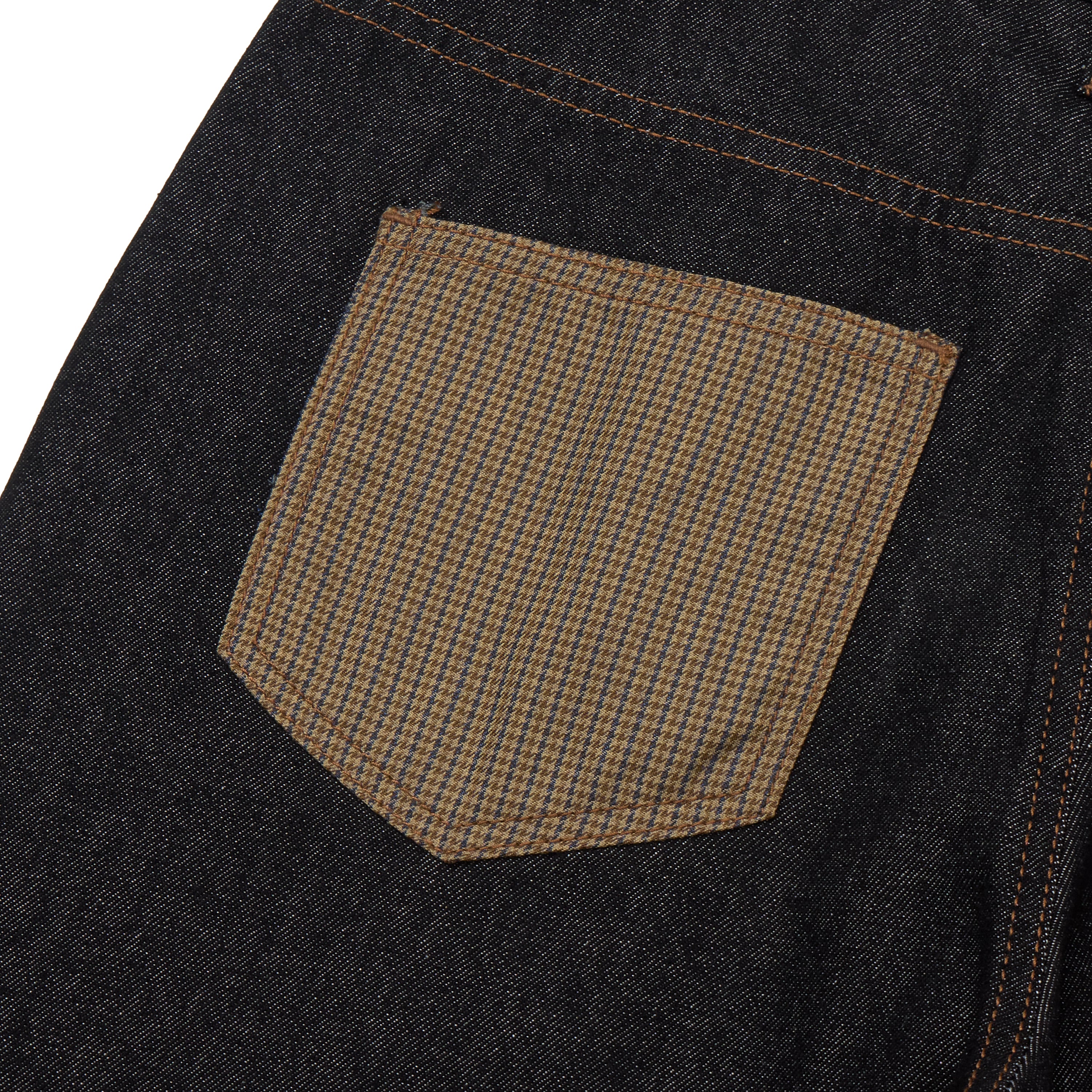 PANTACOURT CAPRI AVEC POCHE À CARREAUX_INDIGO
