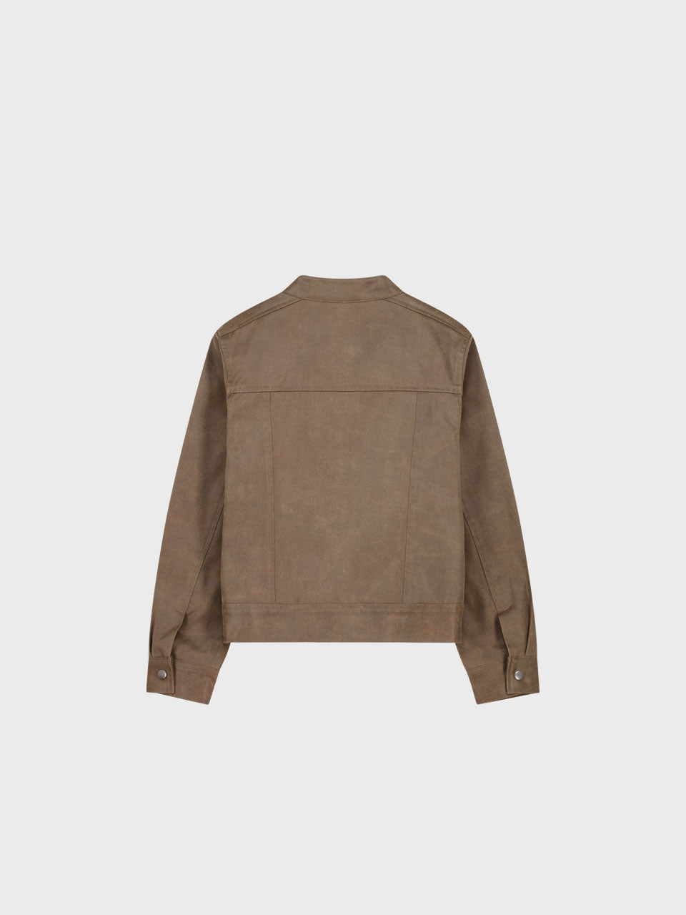 CRACK LEATHER BIKER JACKET_BROWN