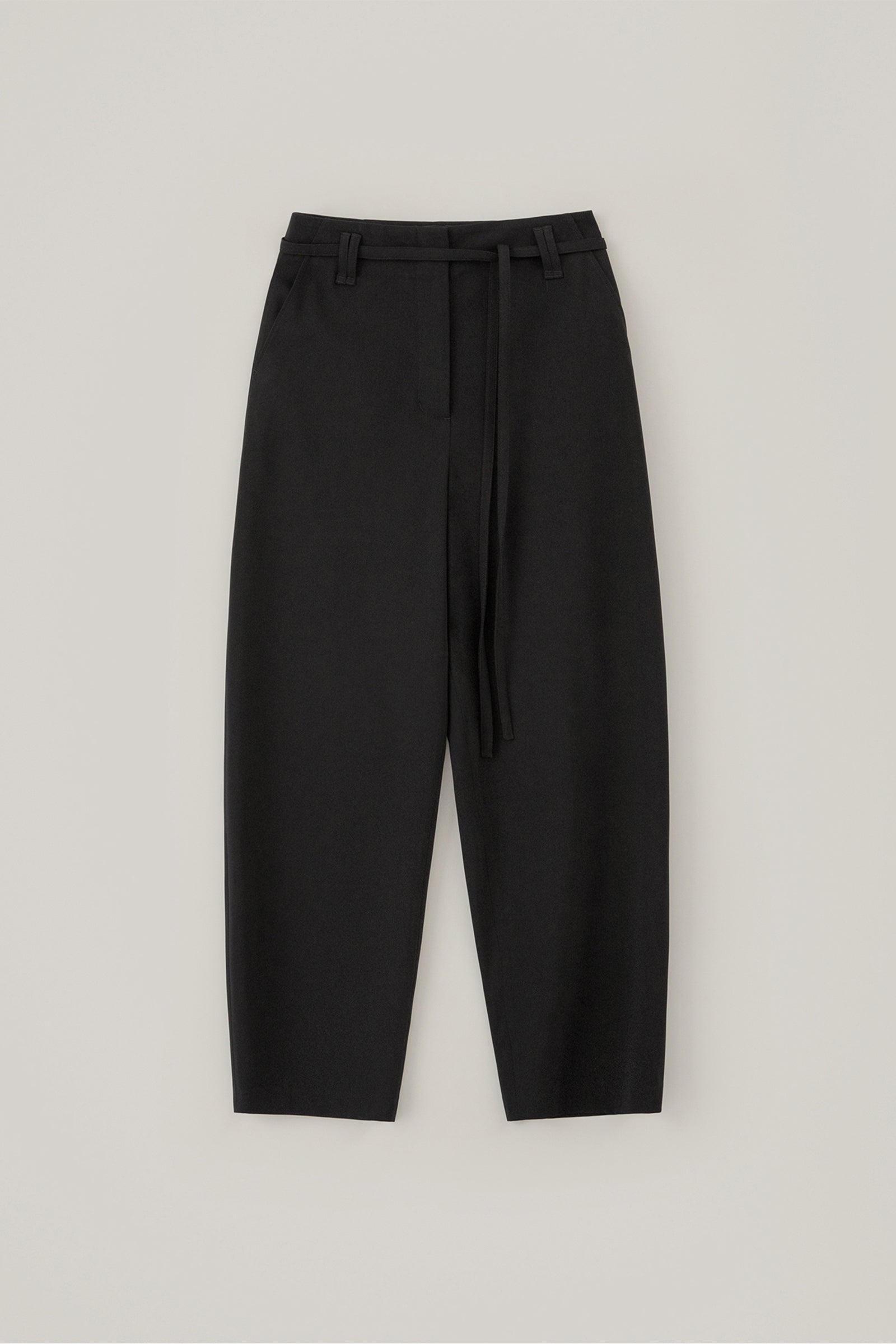 PANTALON BALLON À CEINTURE_NOIR