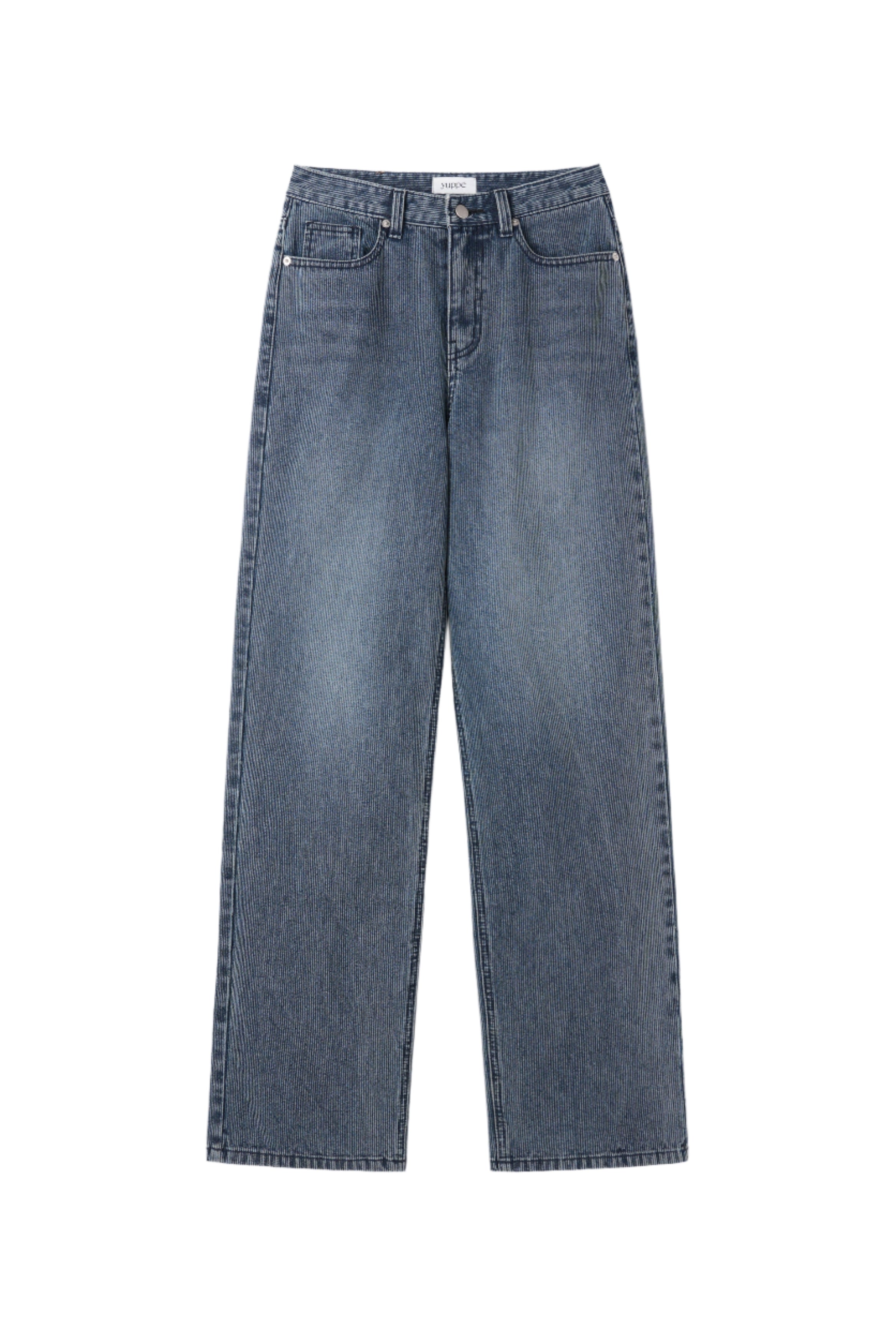 DENIM CORDUROY PANTS_BLUE