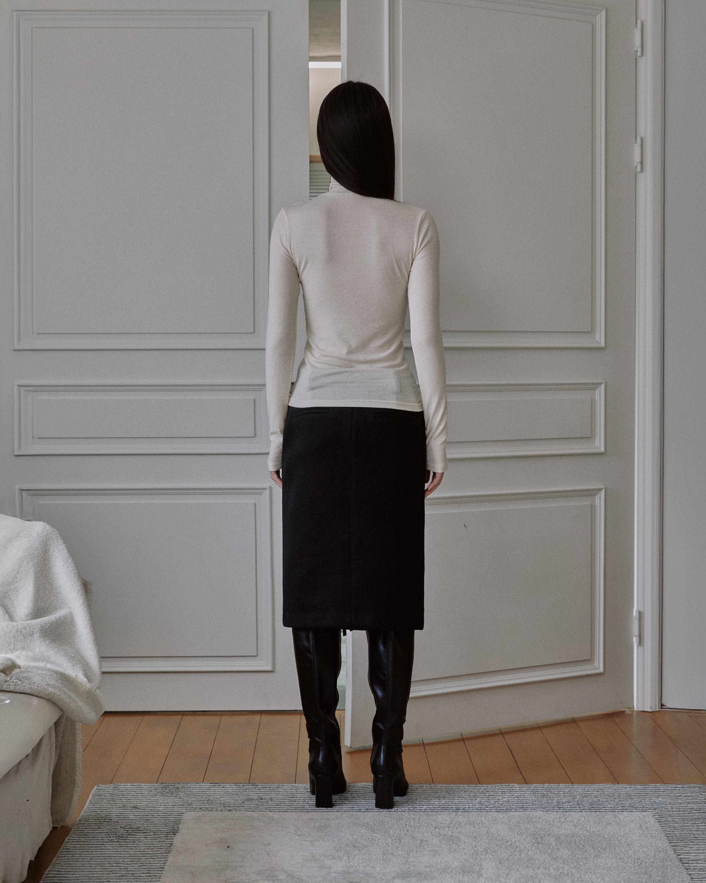 ESSENTIAL RIBBED WOOL TURTLENECK_IVORY