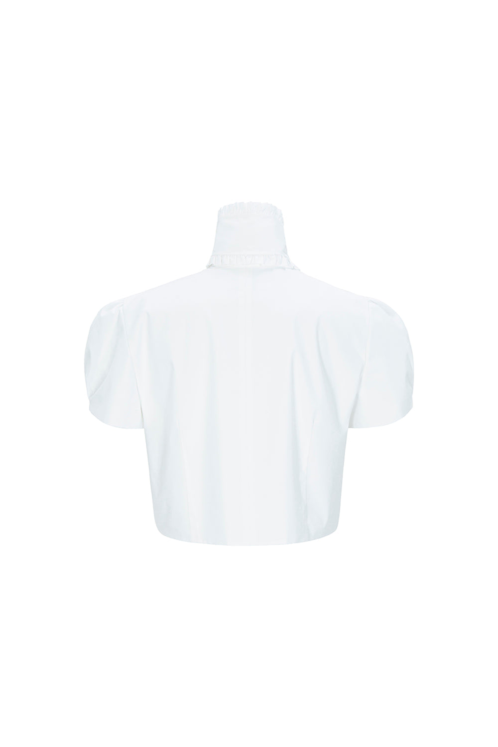 BLOUSE AVEC NŒUD À VOLANTS_BLANC
