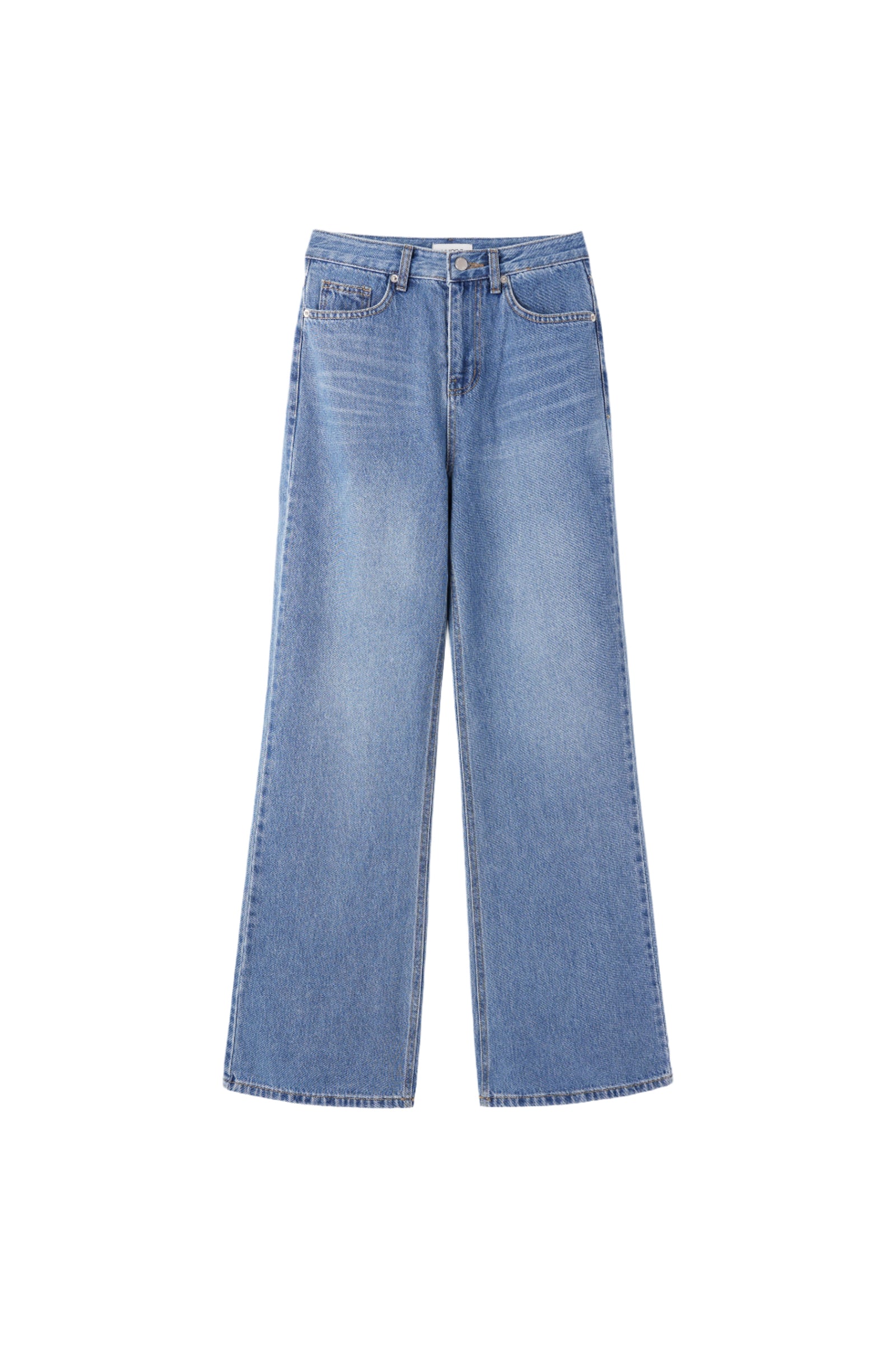 PANTALON EN DENIM ESSENTIEL_BLEU