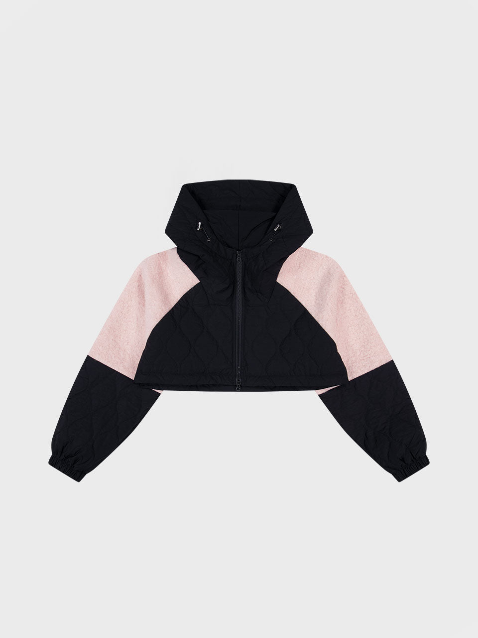 Padded Wool Jacket_Noir