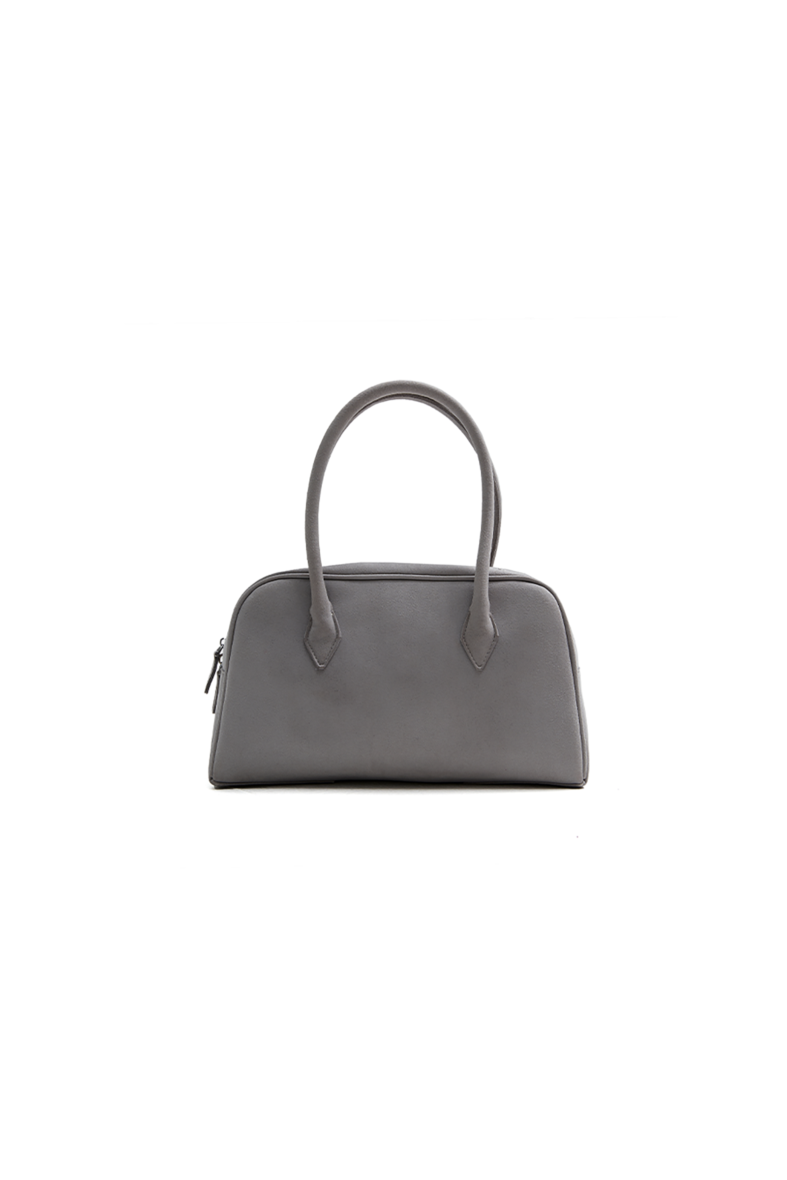 SMALL SUEDE HUG BAG_GREY