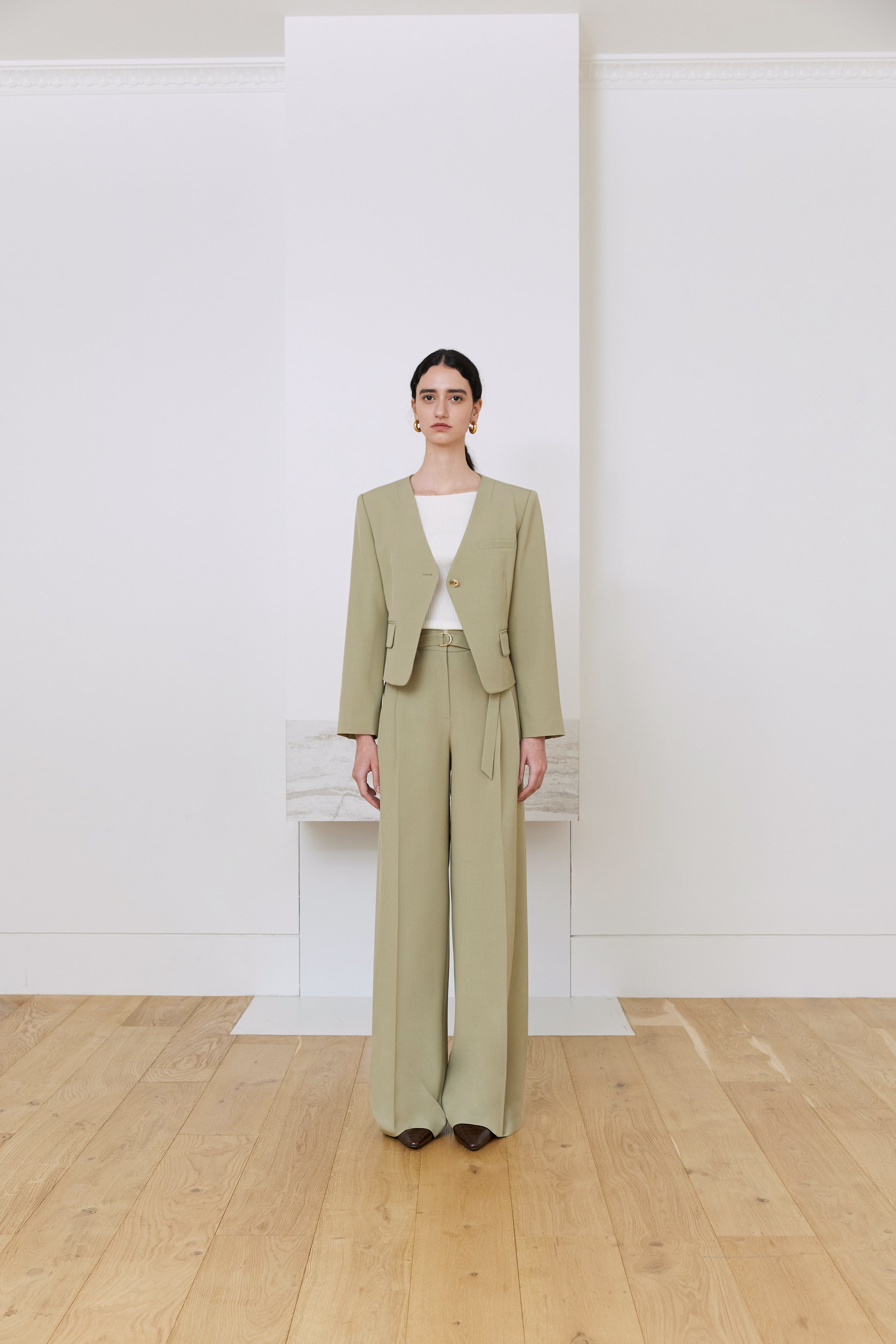 VESTE SANS COL SIERRA_KAKI