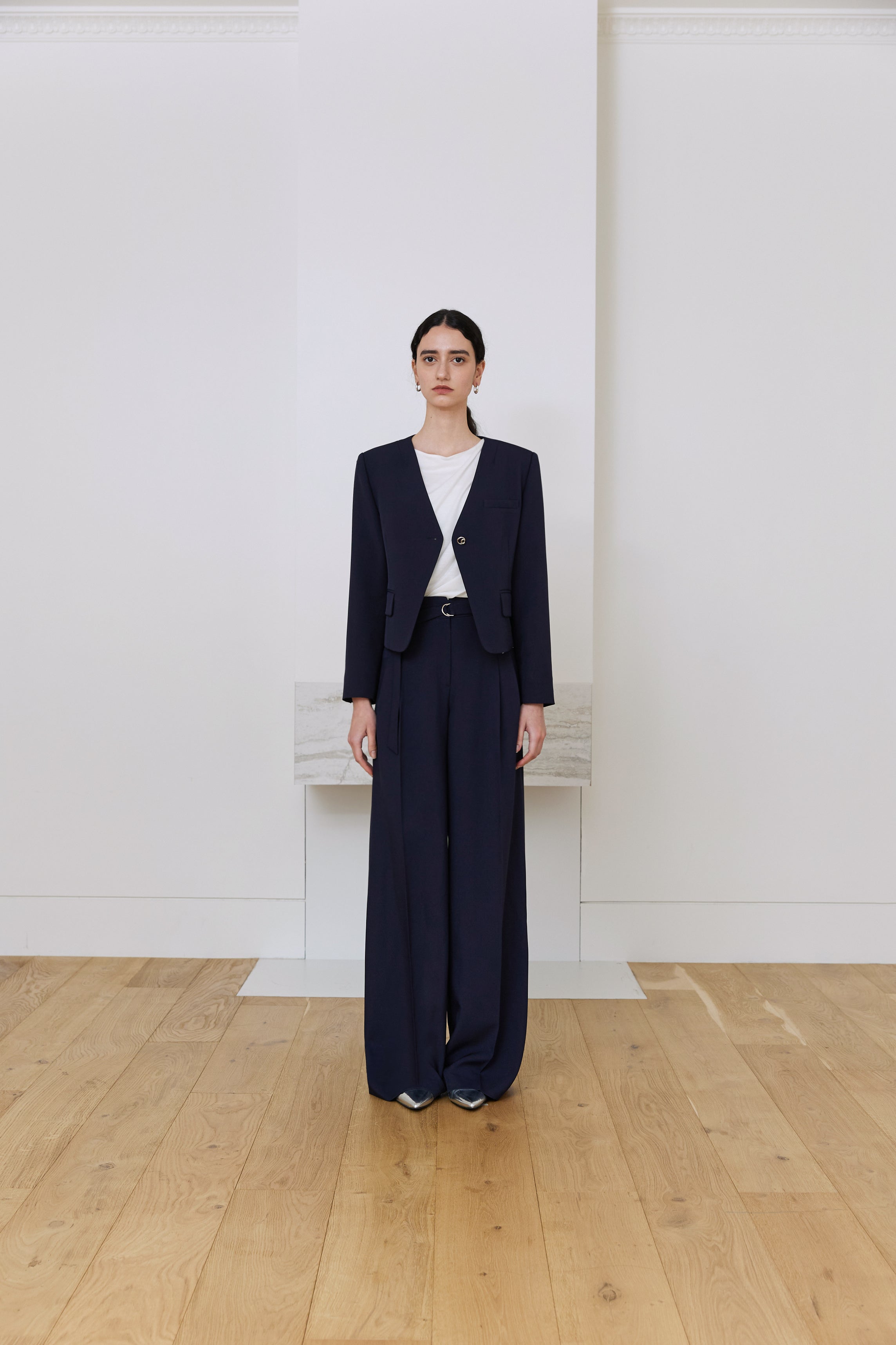 SIERRA WIDE PANTS_BLUE MARINE
