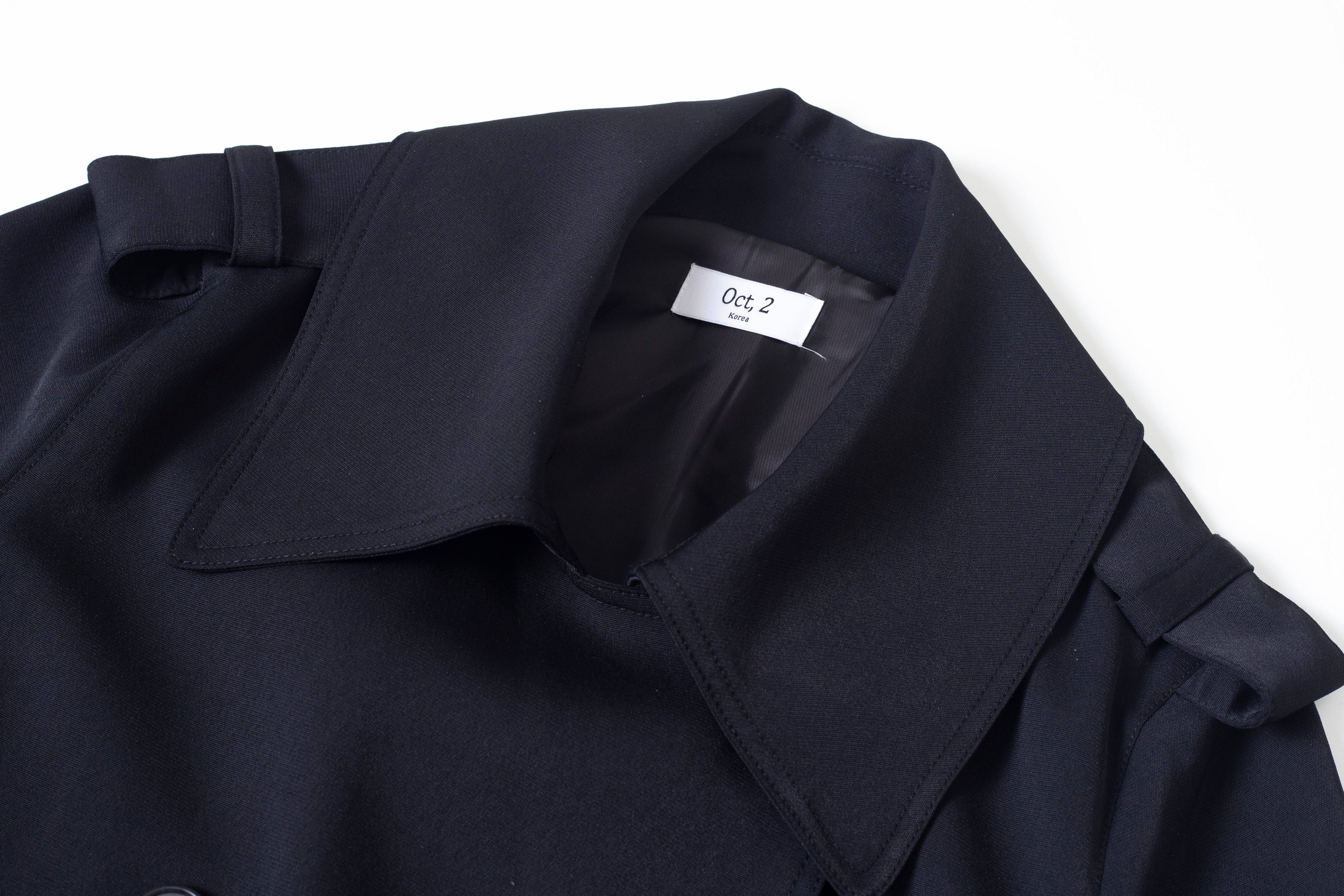 TRENCH LONG_NOIR