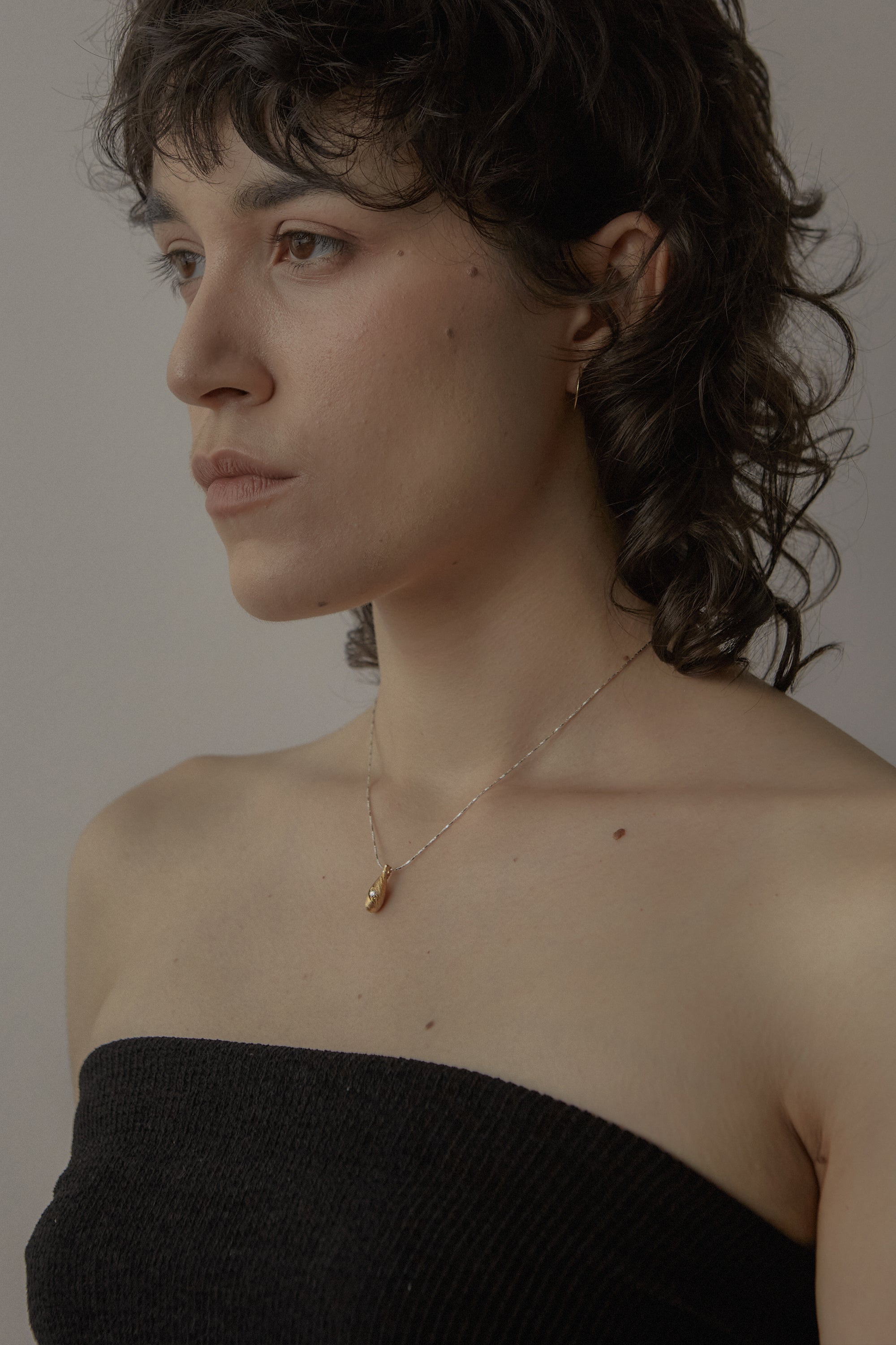 COLLIER ALLUMETTE_OR