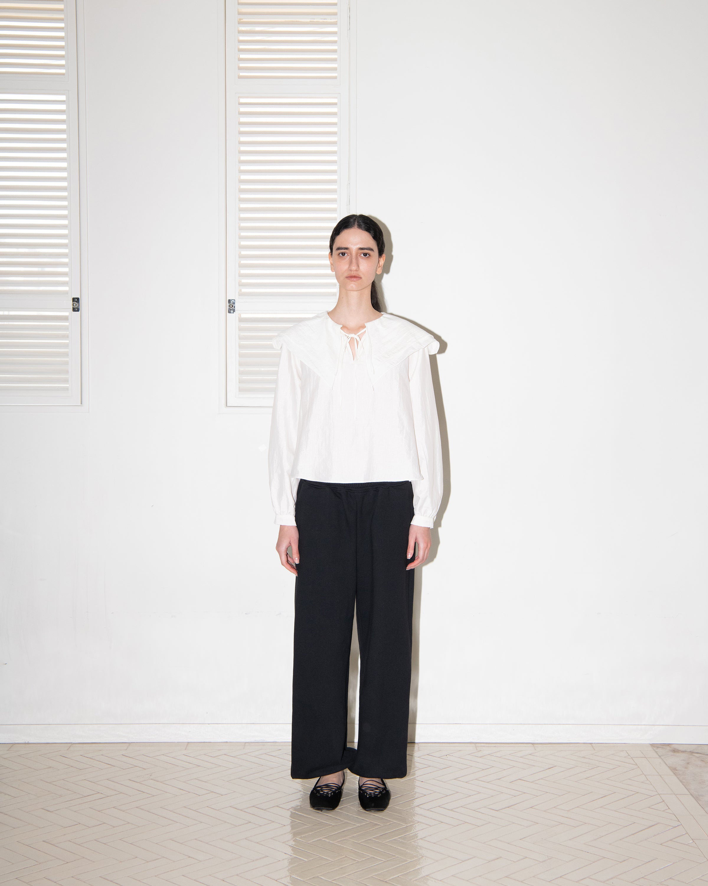 DOUBLE BIG COLLAR SAILOR BLOUSE_IVORY
