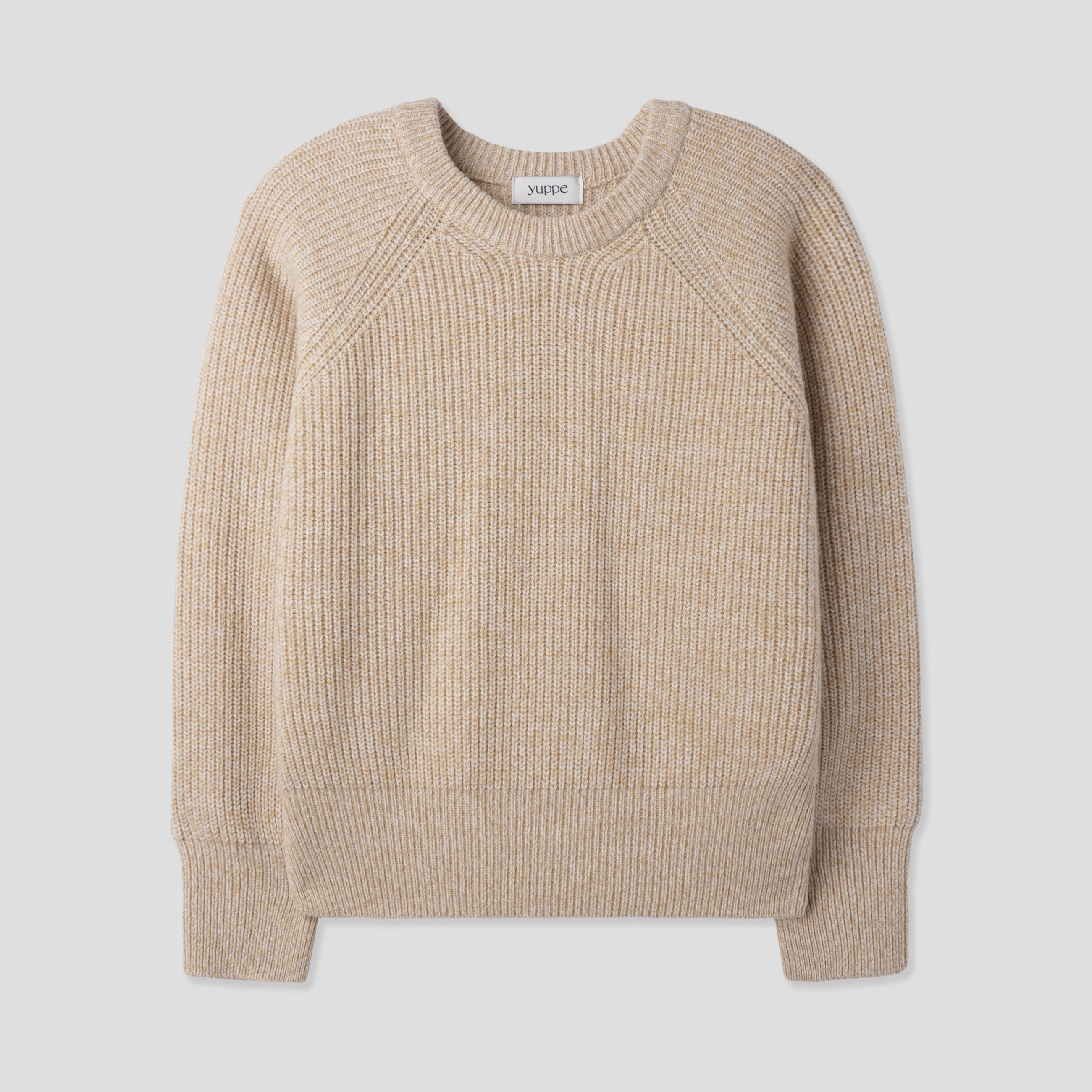 MIX WOOL KNIT_BEIGE