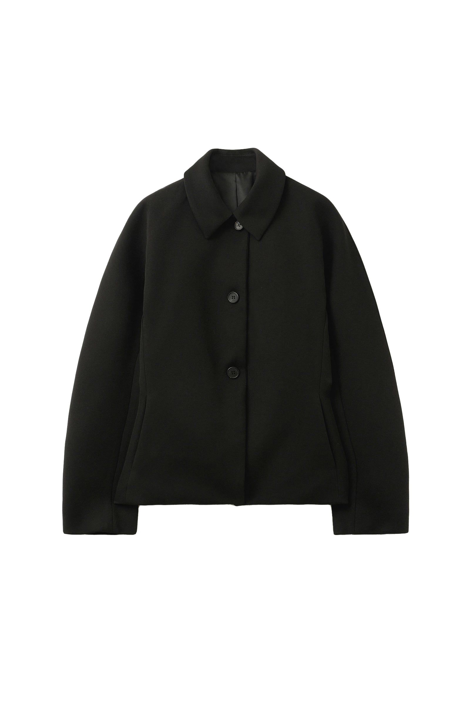 PETAL RAGLAN JACKET_BLACK