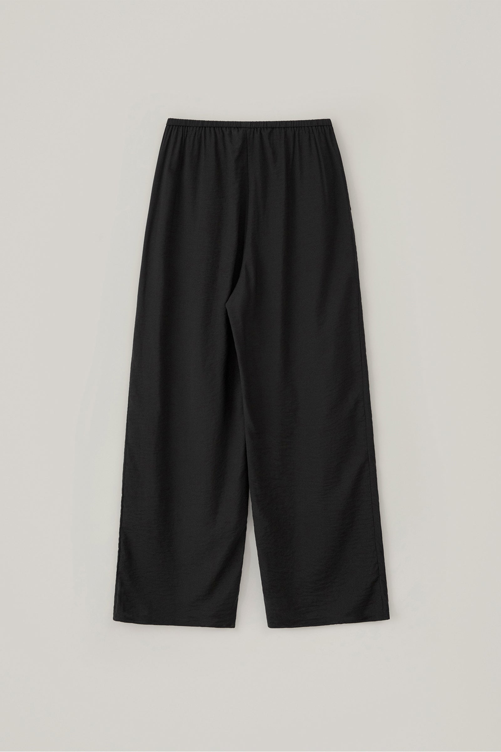 SHEER WIDE PANTS_BLACK